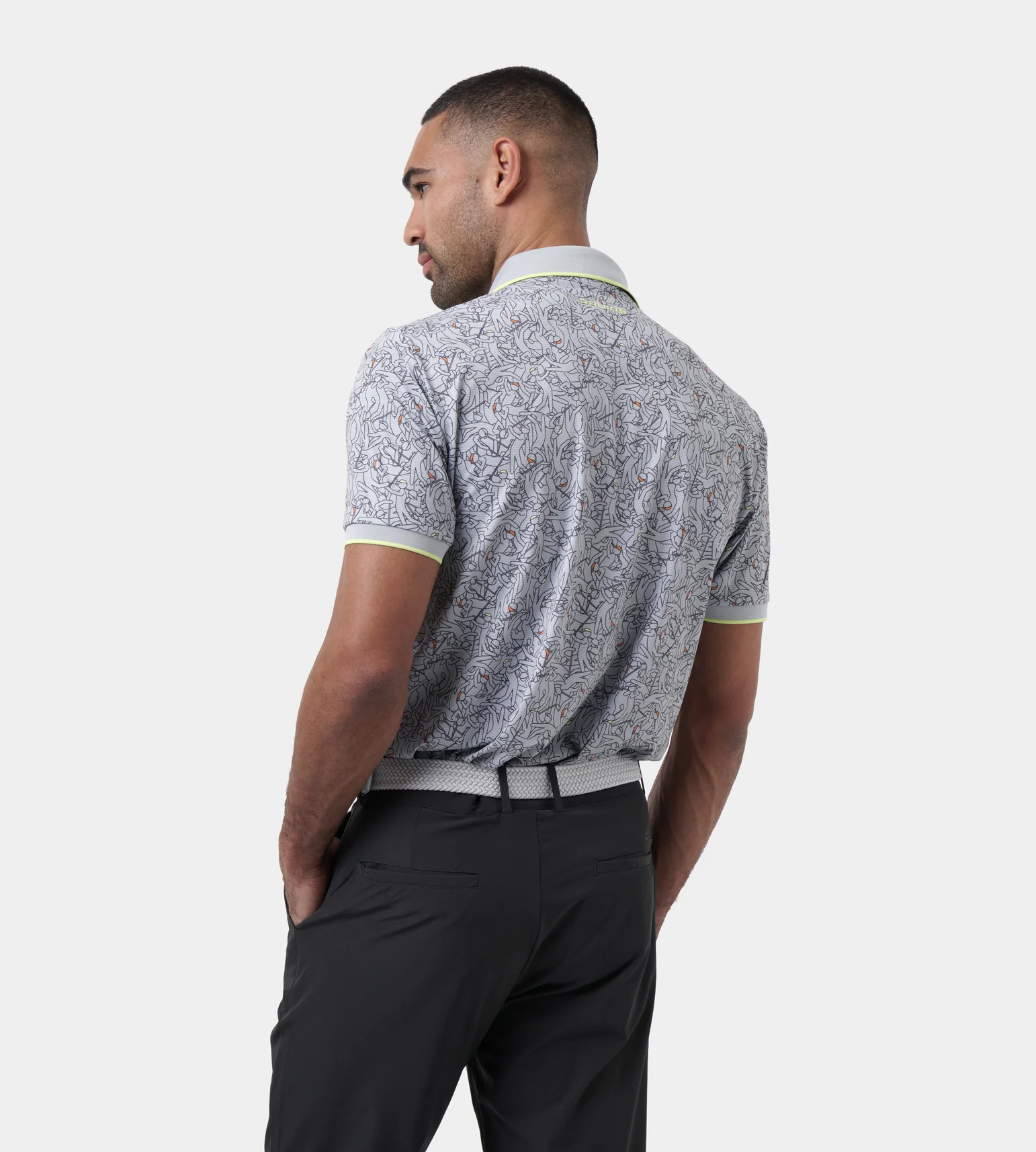 SKETCH SHOT POLO - GREY - Image 5