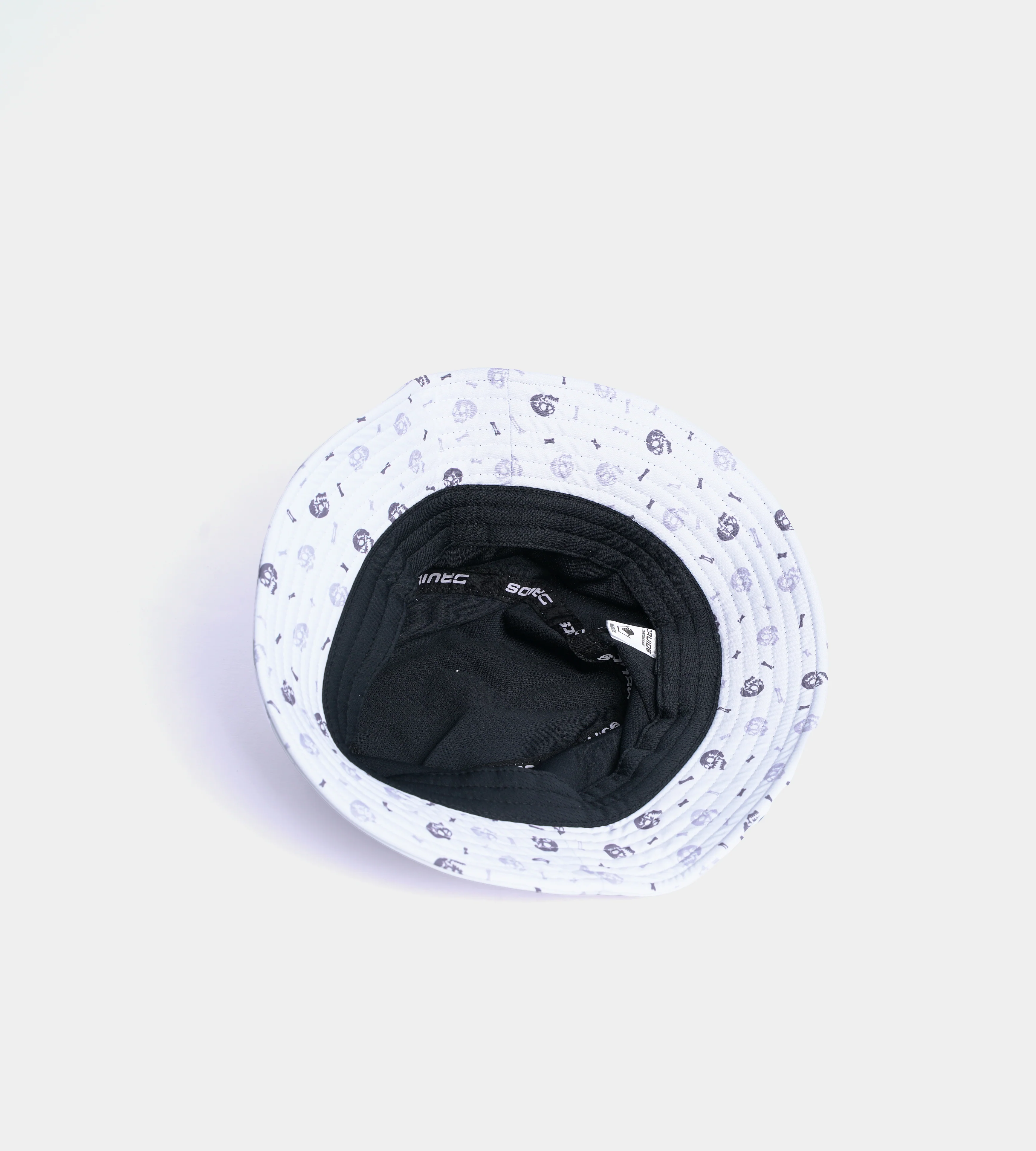 SKULLZ BUCKET HAT - WHITE - Image 3