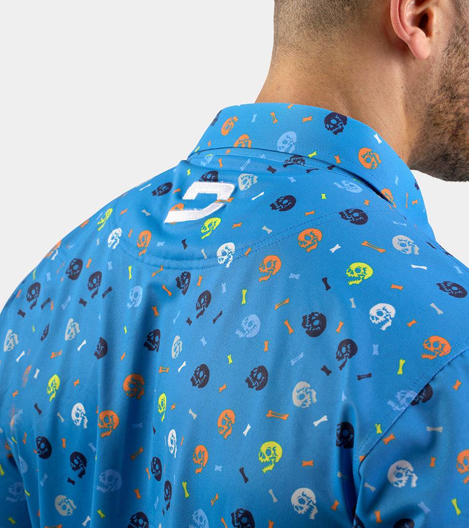 SKULLZ POLO - BLUE - Image 5
