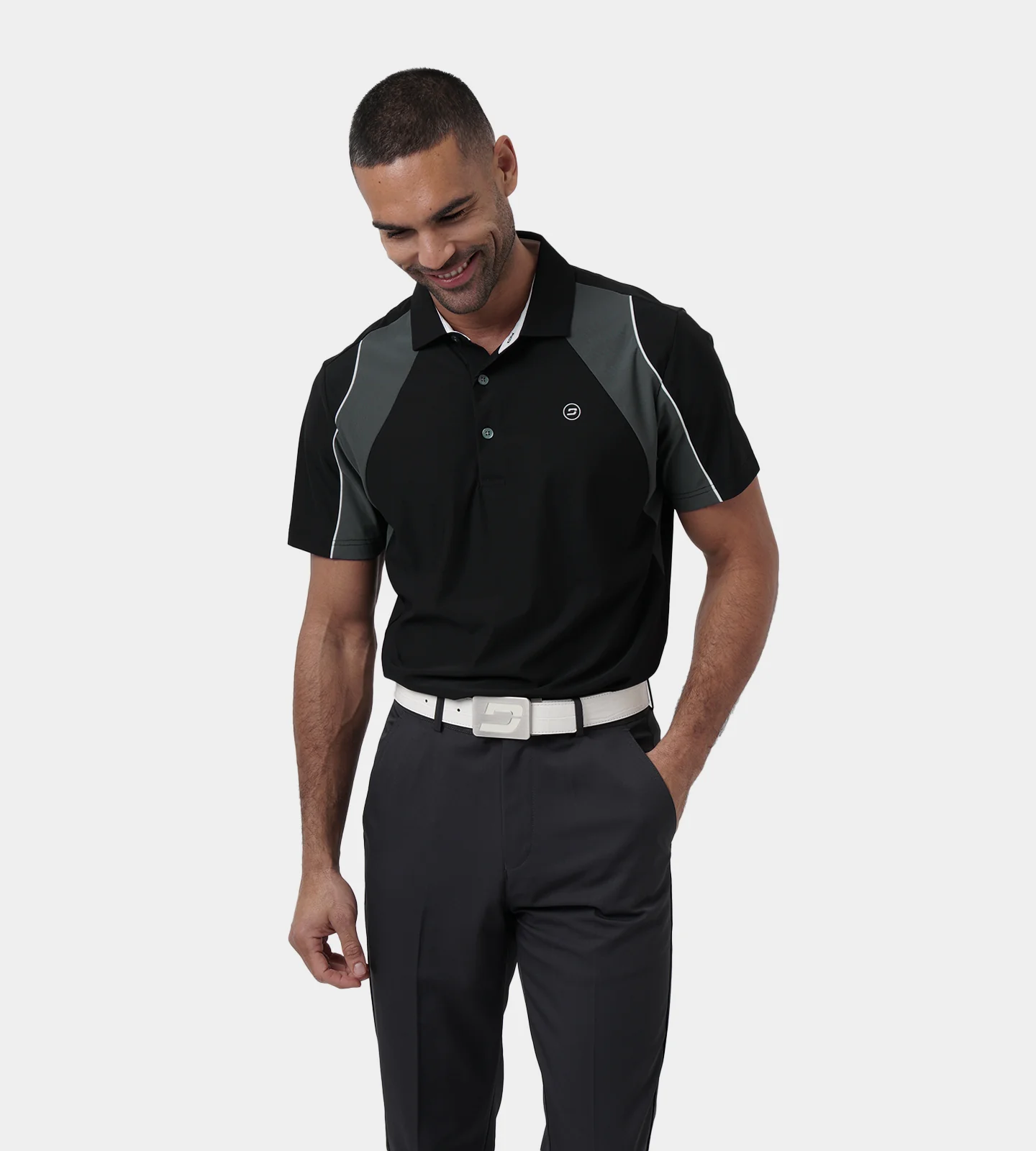 SLATE POLO - BLACK / WHITE - Image 3