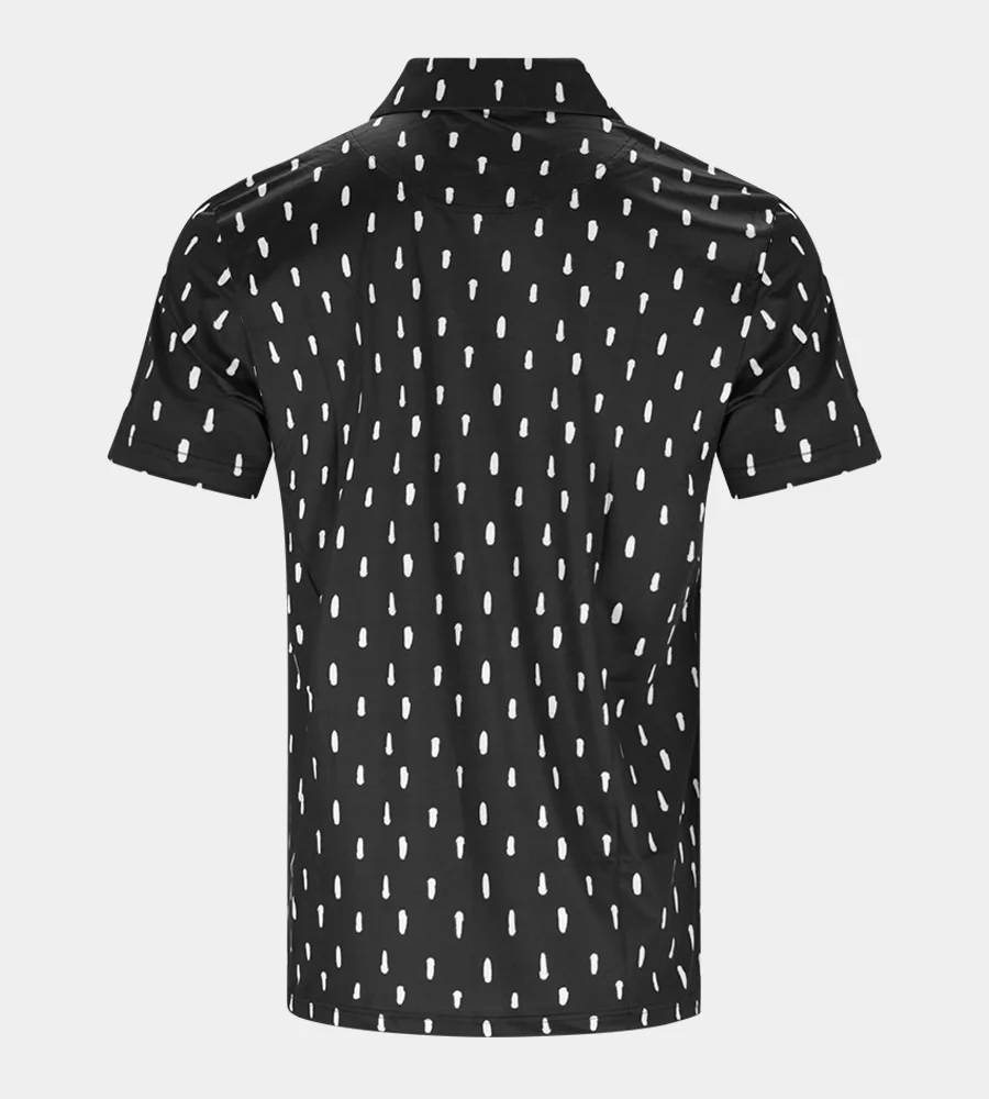 SPLATTER POLO - BLACK - Image 2