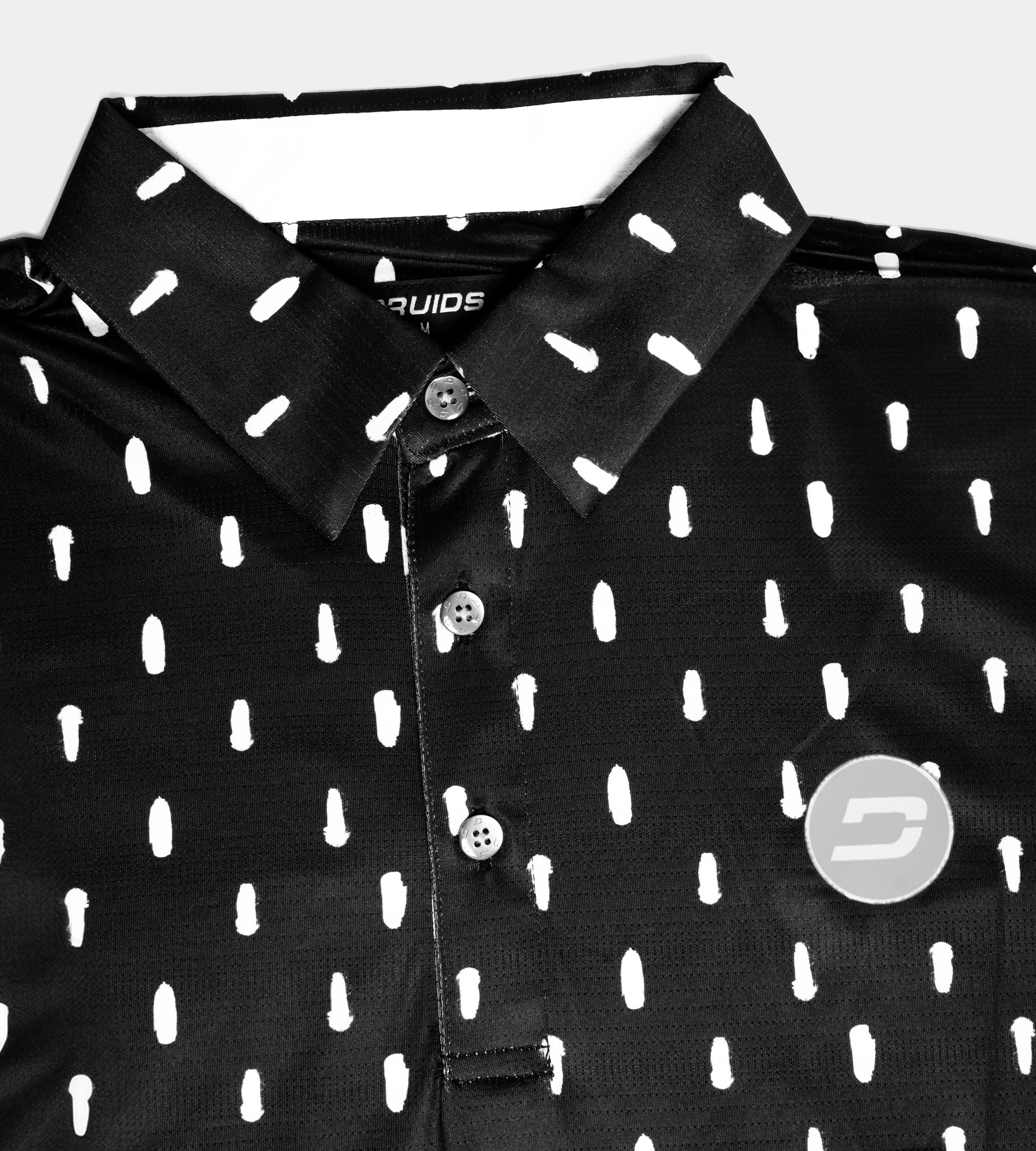 SPLATTER POLO - BLACK - Image 4