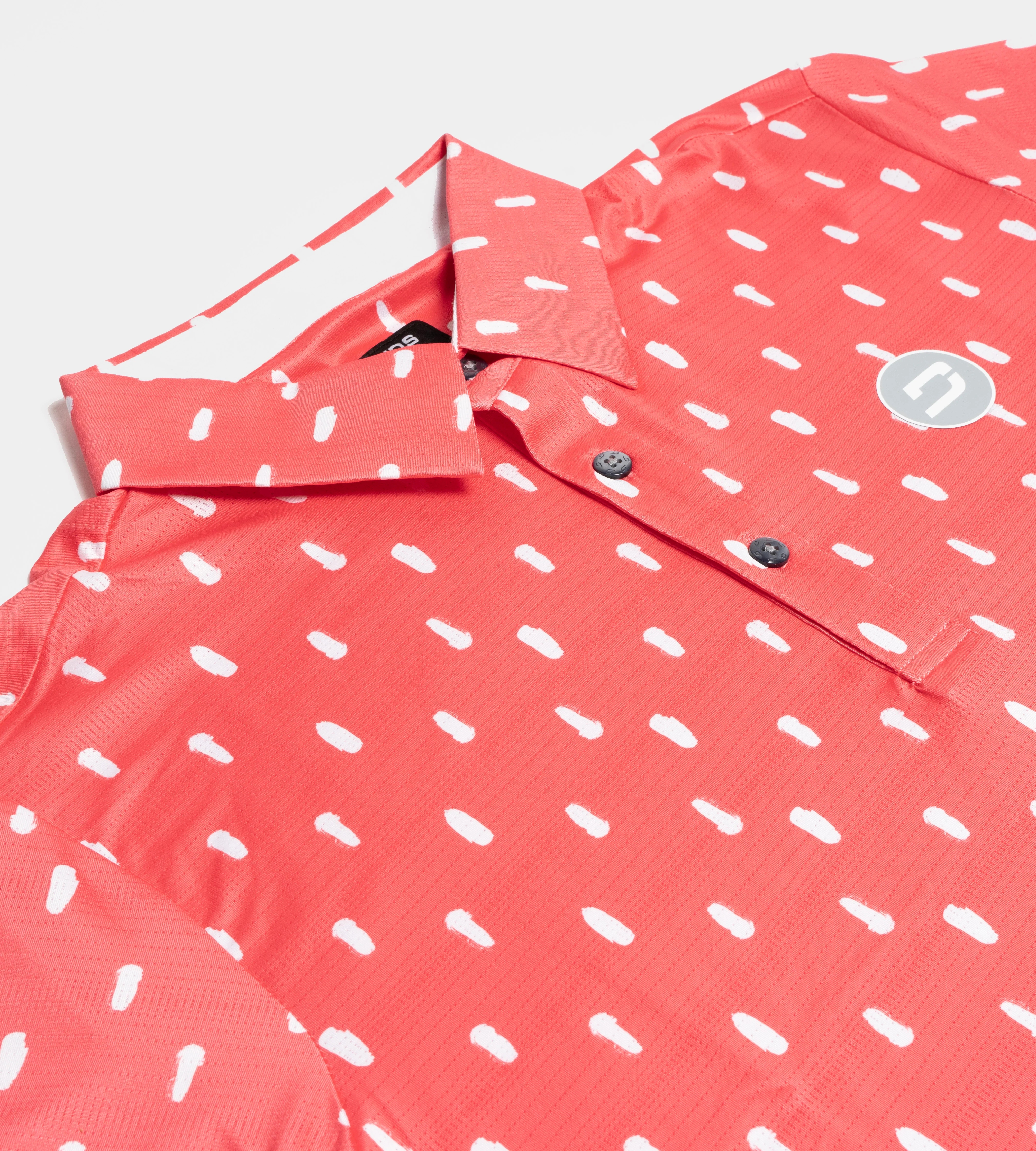 SPLATTER POLO - CORAL - Image 3