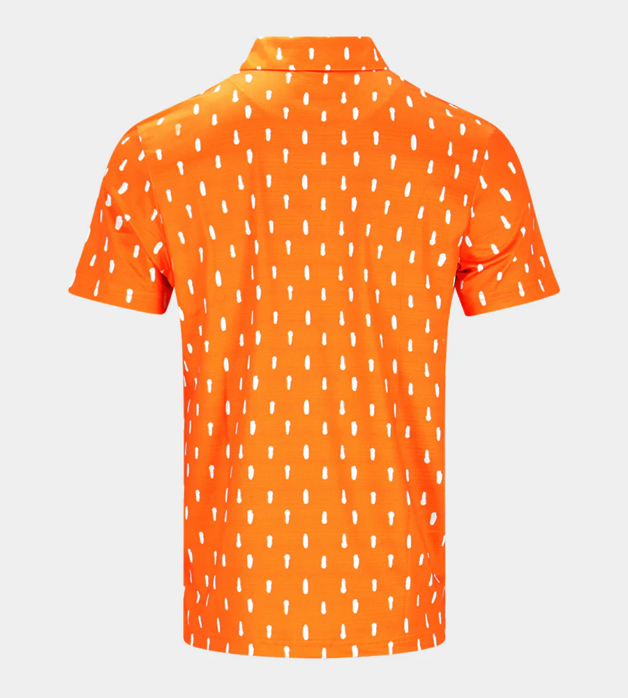 SPLATTER POLO - ORANGE - Image 2