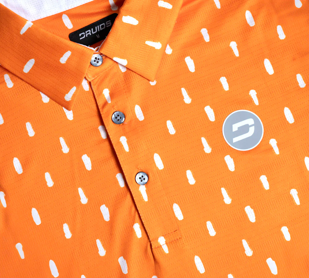 SPLATTER POLO - ORANGE - Image 4