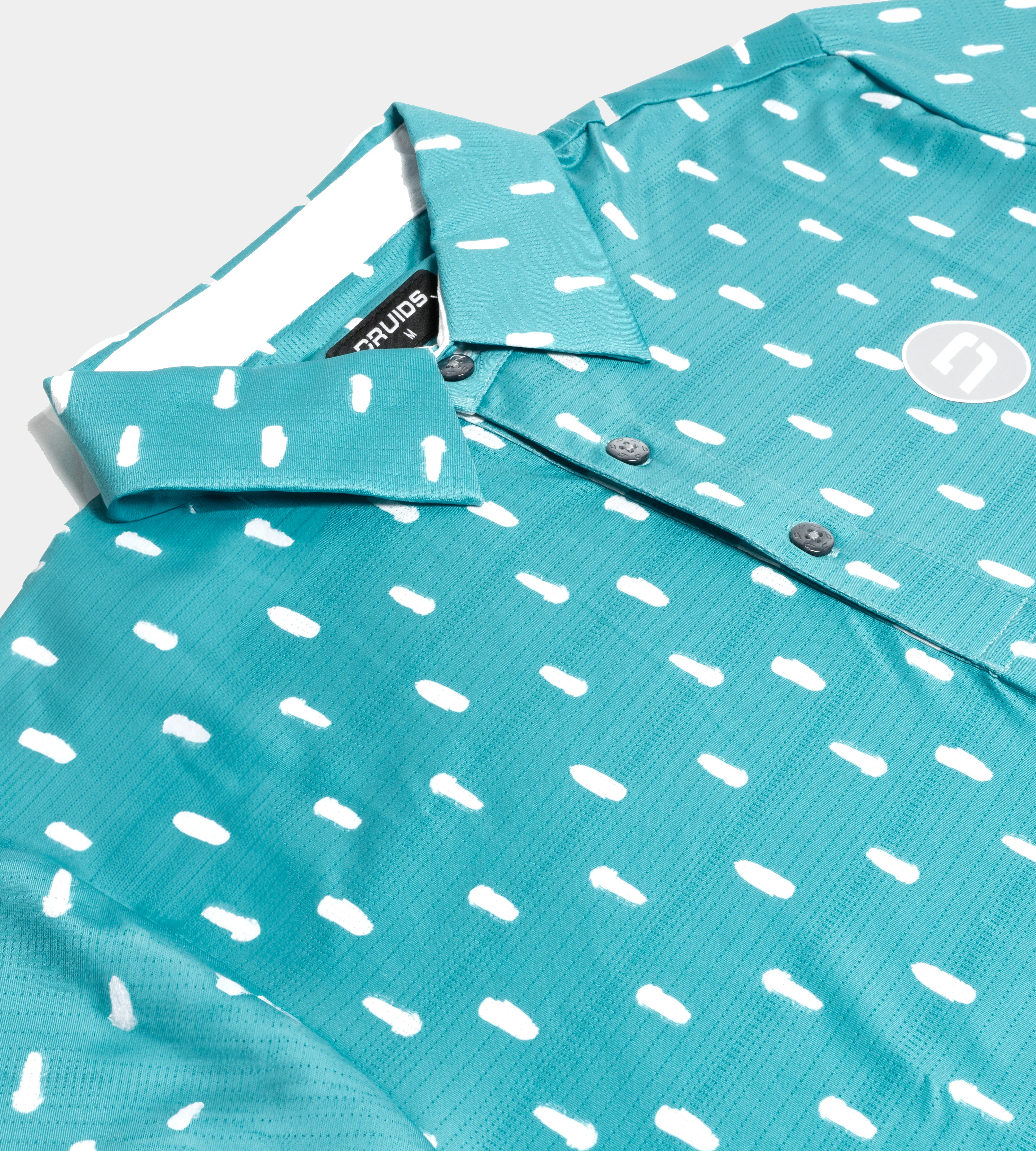 SPLATTER POLO - TEAL - Image 3