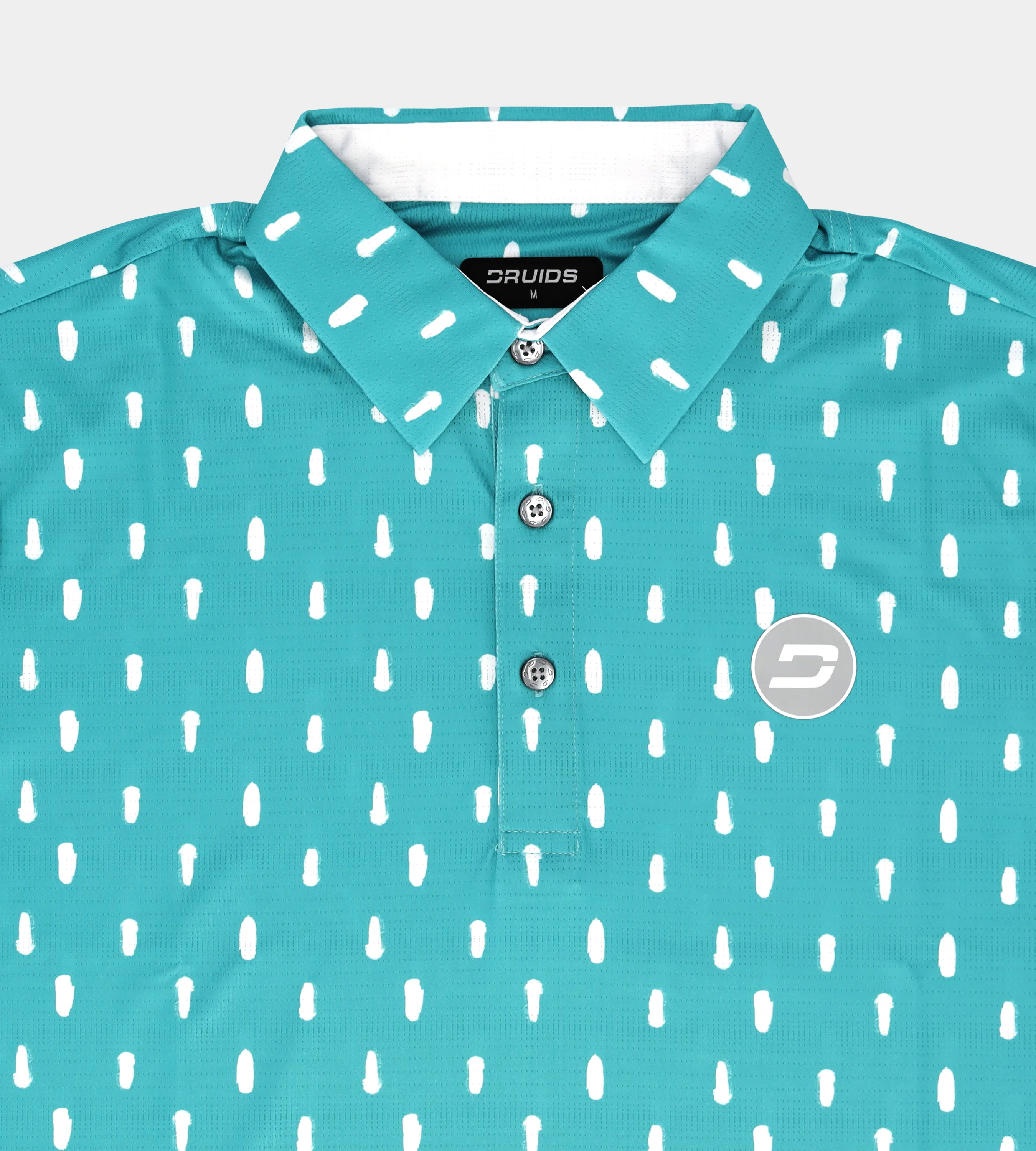 SPLATTER POLO - TEAL - Image 6