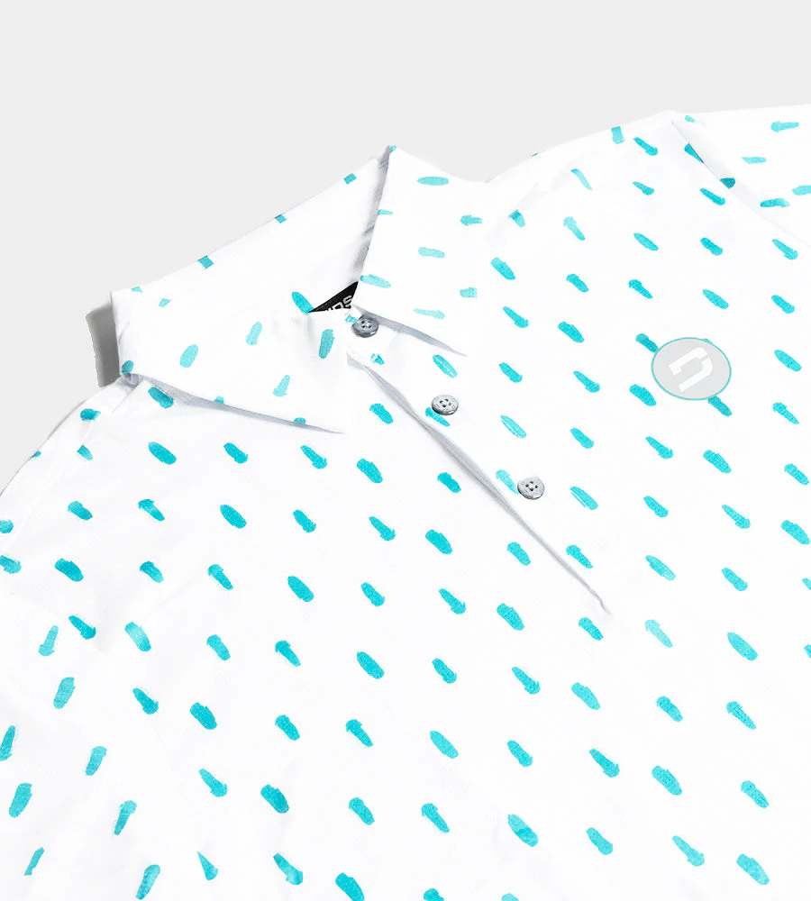 SPLATTER POLO - WHITE - Image 3