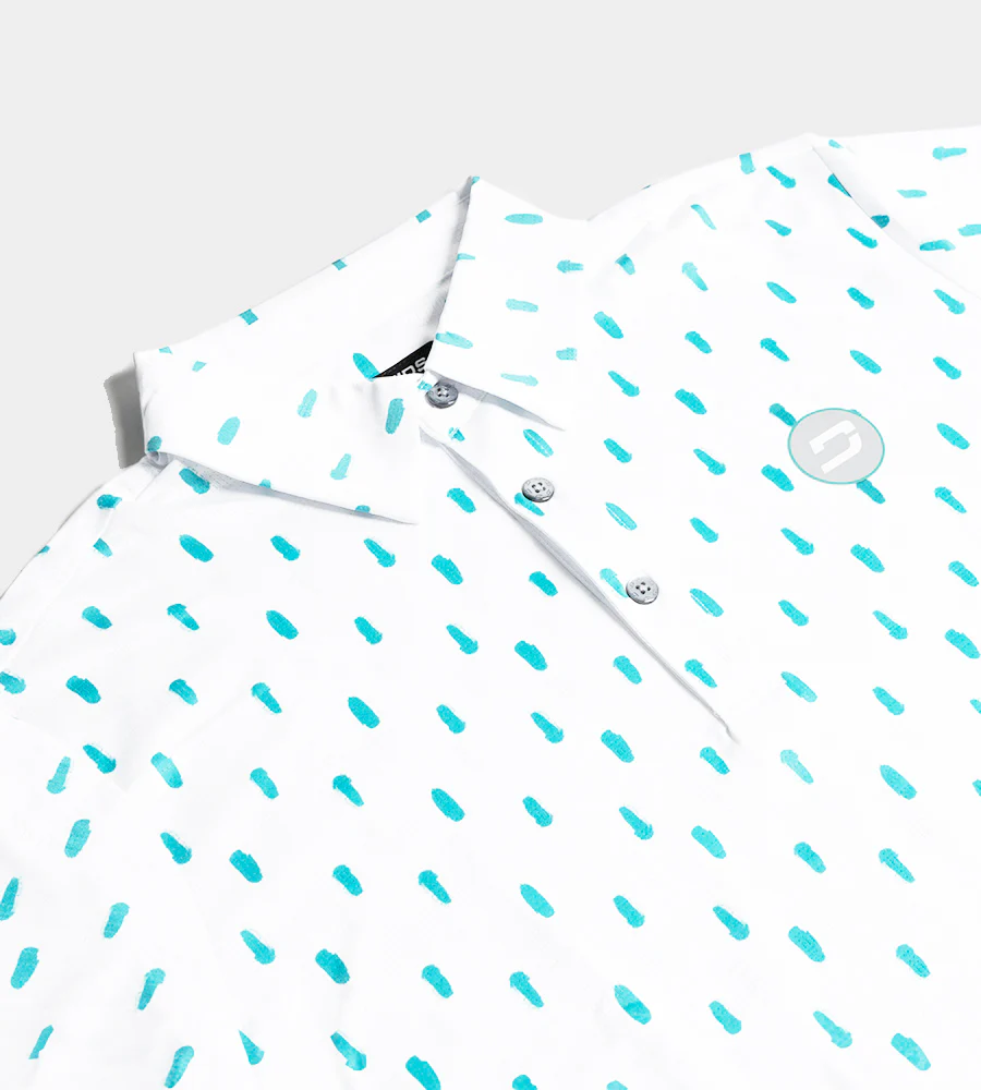 SPLATTER POLO - WHITE - Image 5