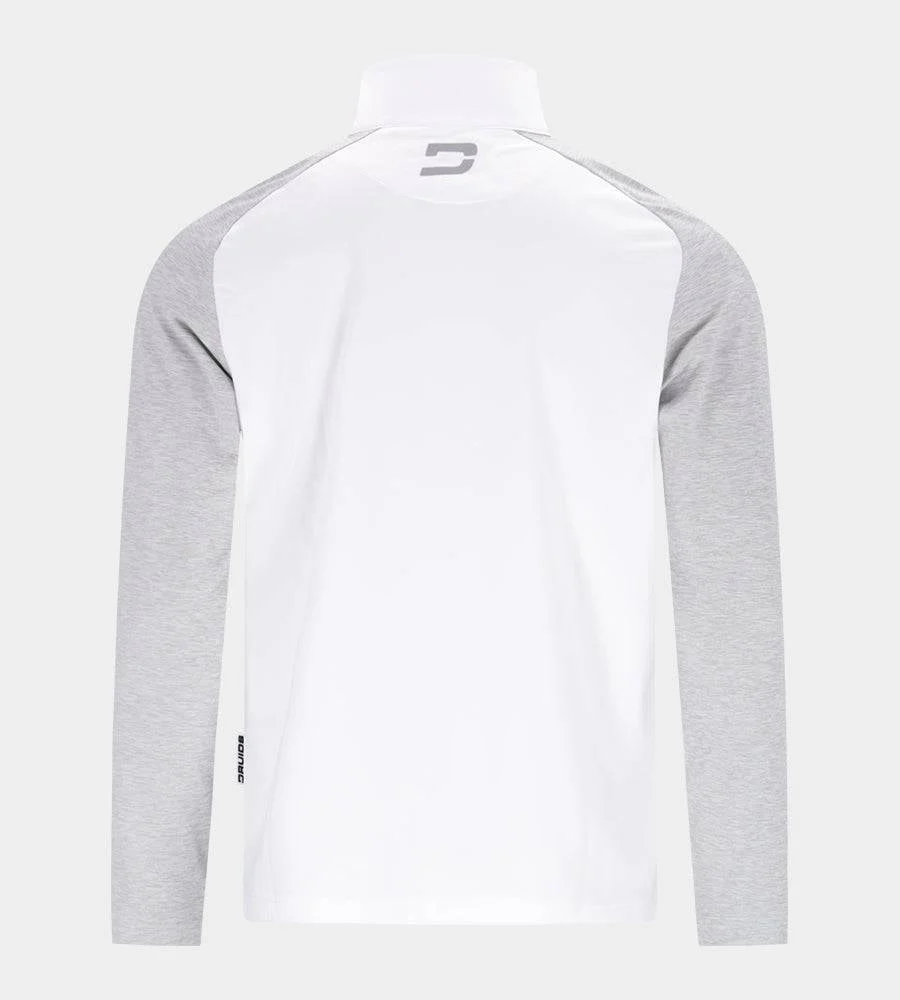 STRETCH MARL MIDLAYER - WHITE - Image 2