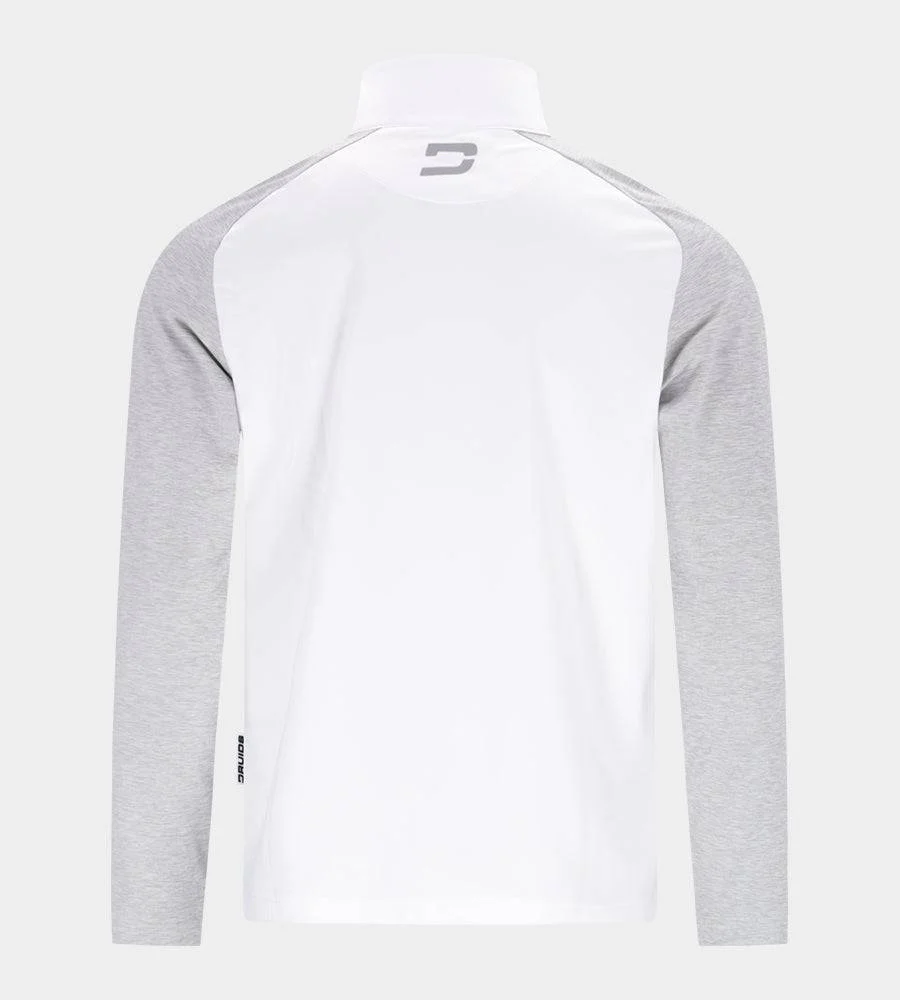 STRETCH MARL MIDLAYER - WHITE - Image 3