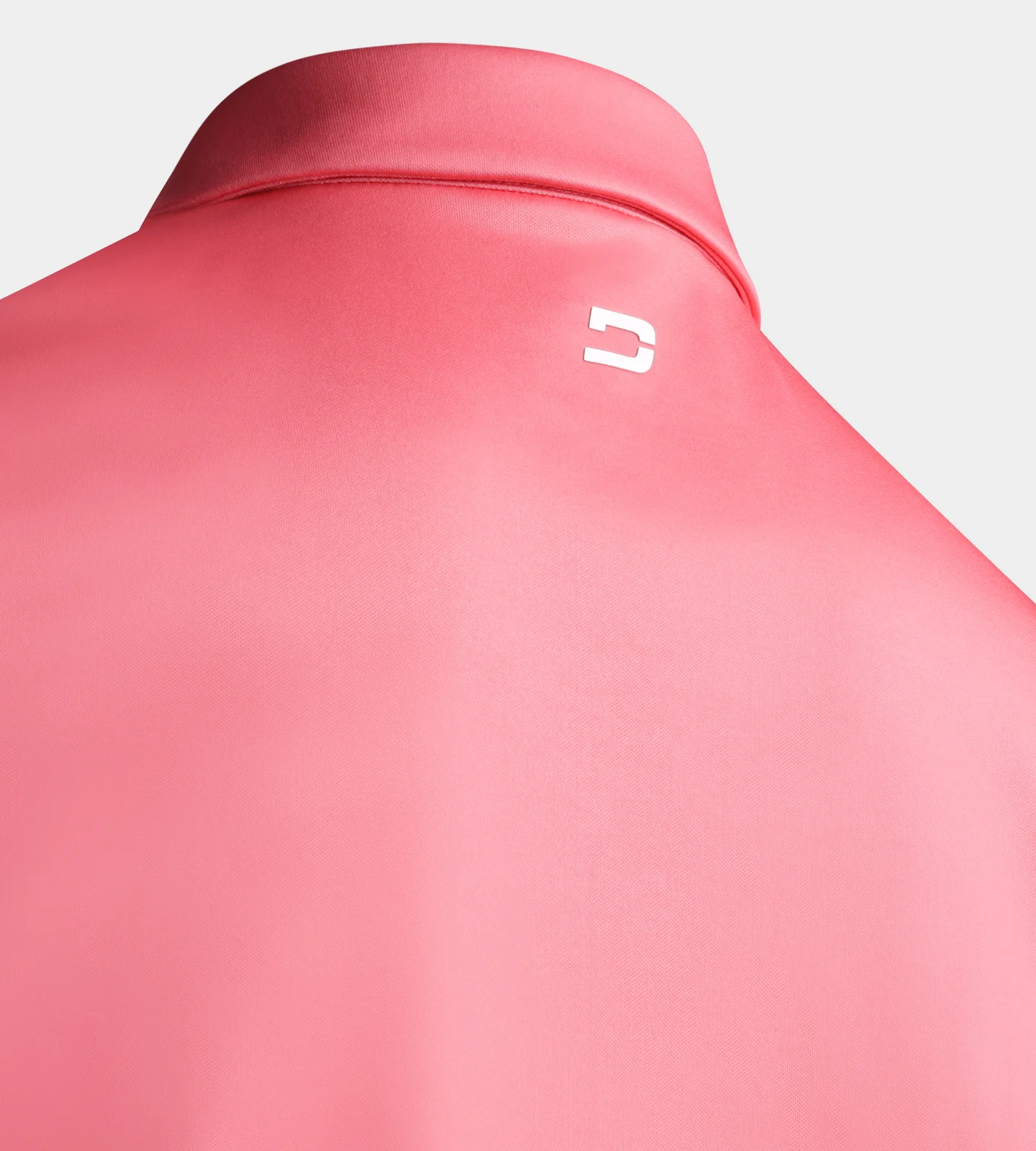 STRIPE PERFORMANCE POLO - CORAL - Image 7