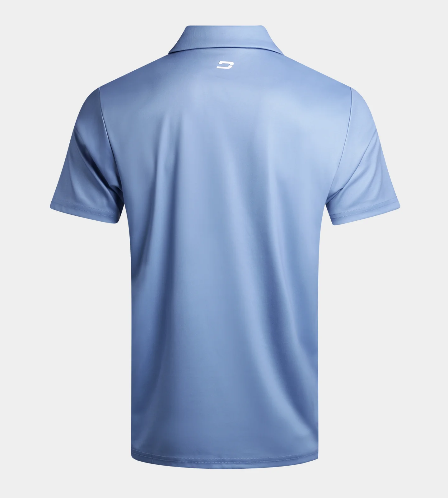 STRIPE PERFORMANCE POLO - DENIM - Image 2