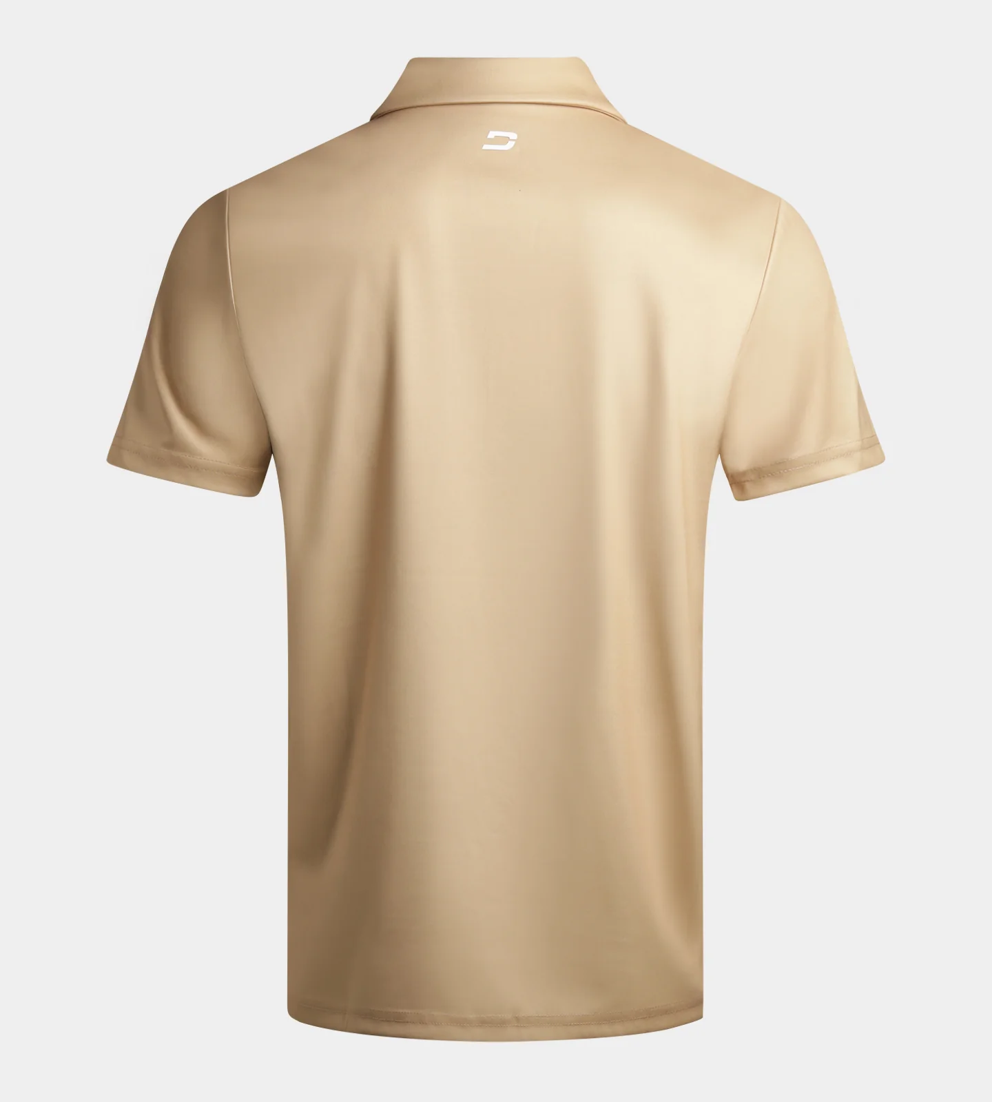 STRIPE PERFORMANCE POLO - GOLD - Image 2