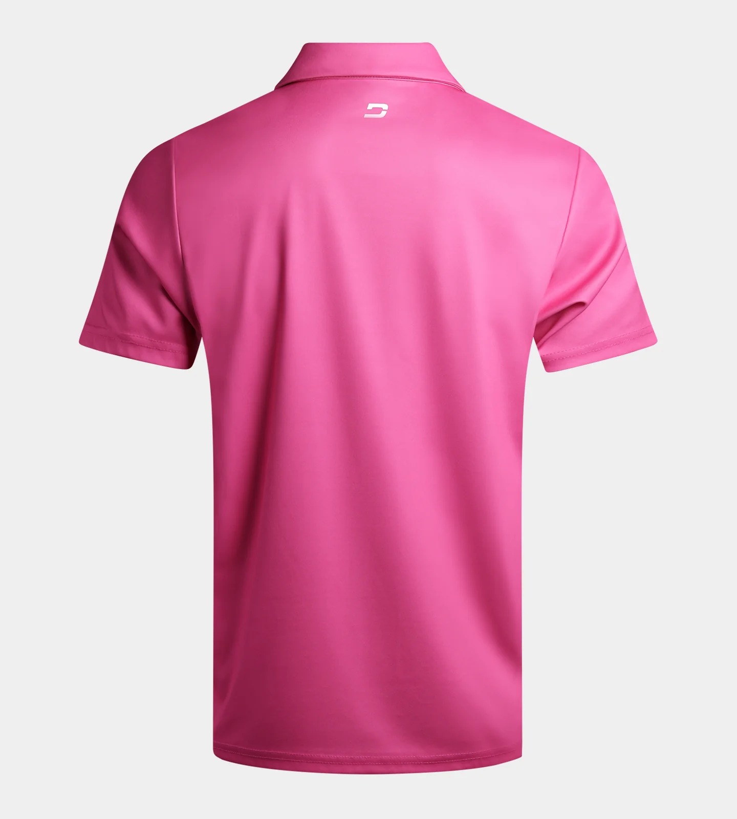STRIPE PERFORMANCE POLO - PINK - Image 2
