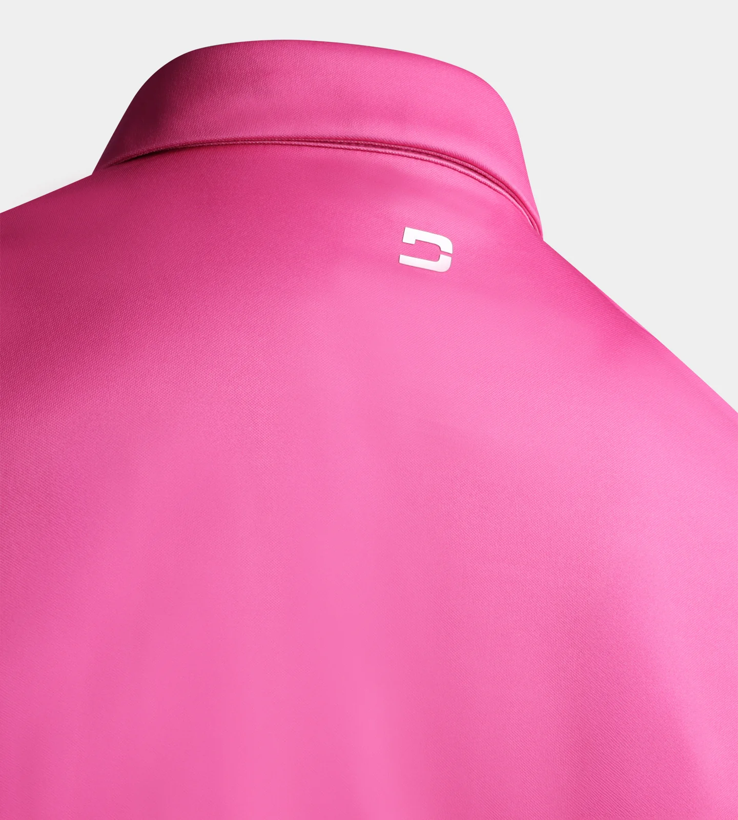 STRIPE PERFORMANCE POLO - PINK - Image 7