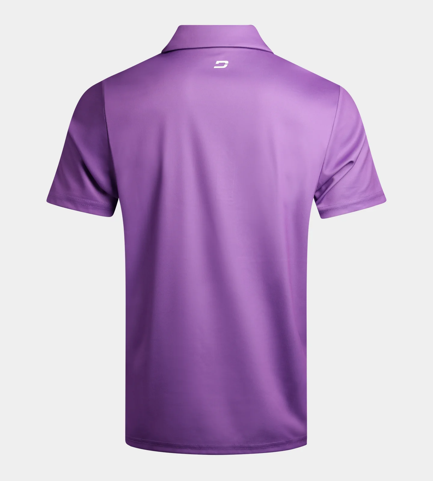 STRIPE PERFORMANCE POLO - PURPLE - Image 2