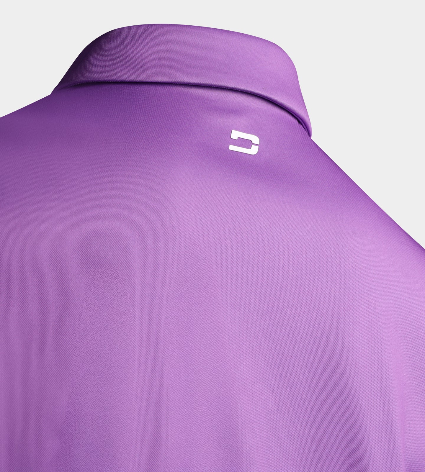 STRIPE PERFORMANCE POLO - PURPLE - Image 7