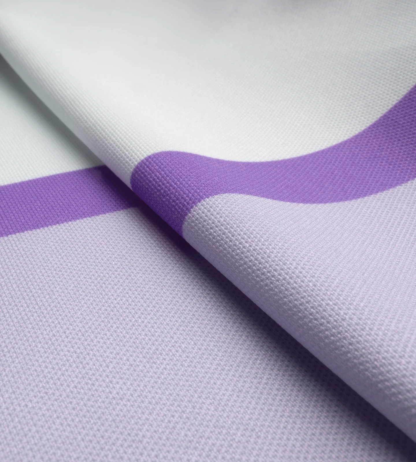 STRIPE PERFORMANCE POLO - PURPLE - Image 8