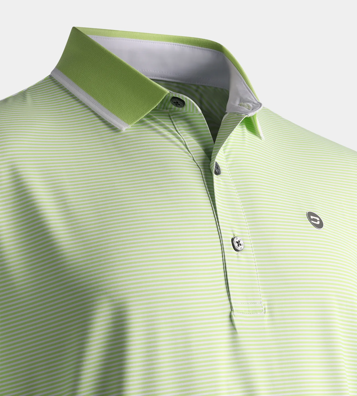 STRIPE POLO - LIME - Image 3