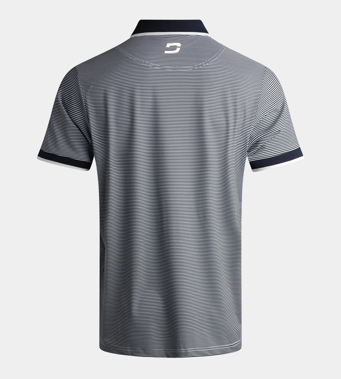 STRIPE POLO - NAVY - Image 2