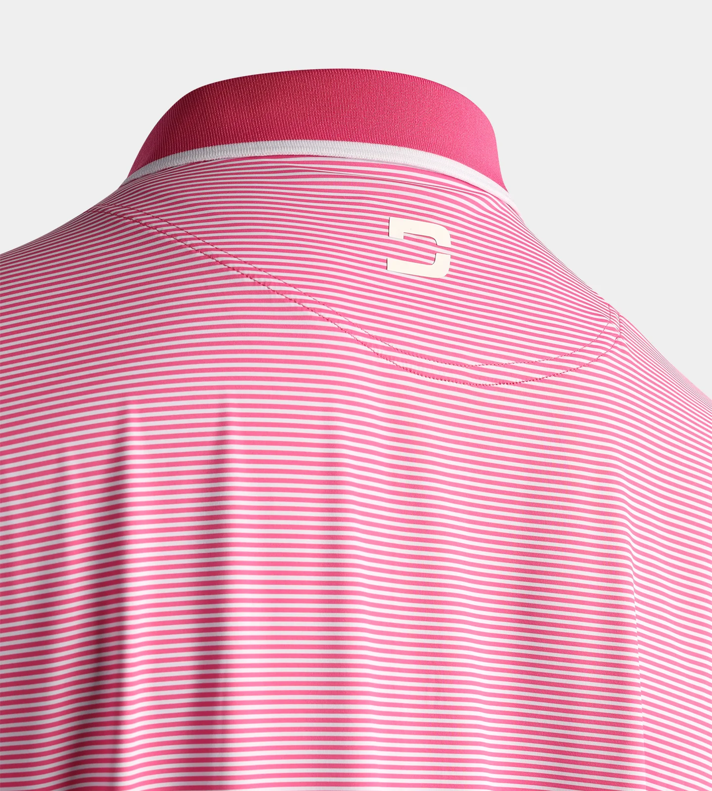 STRIPE POLO - PINK - Image 4