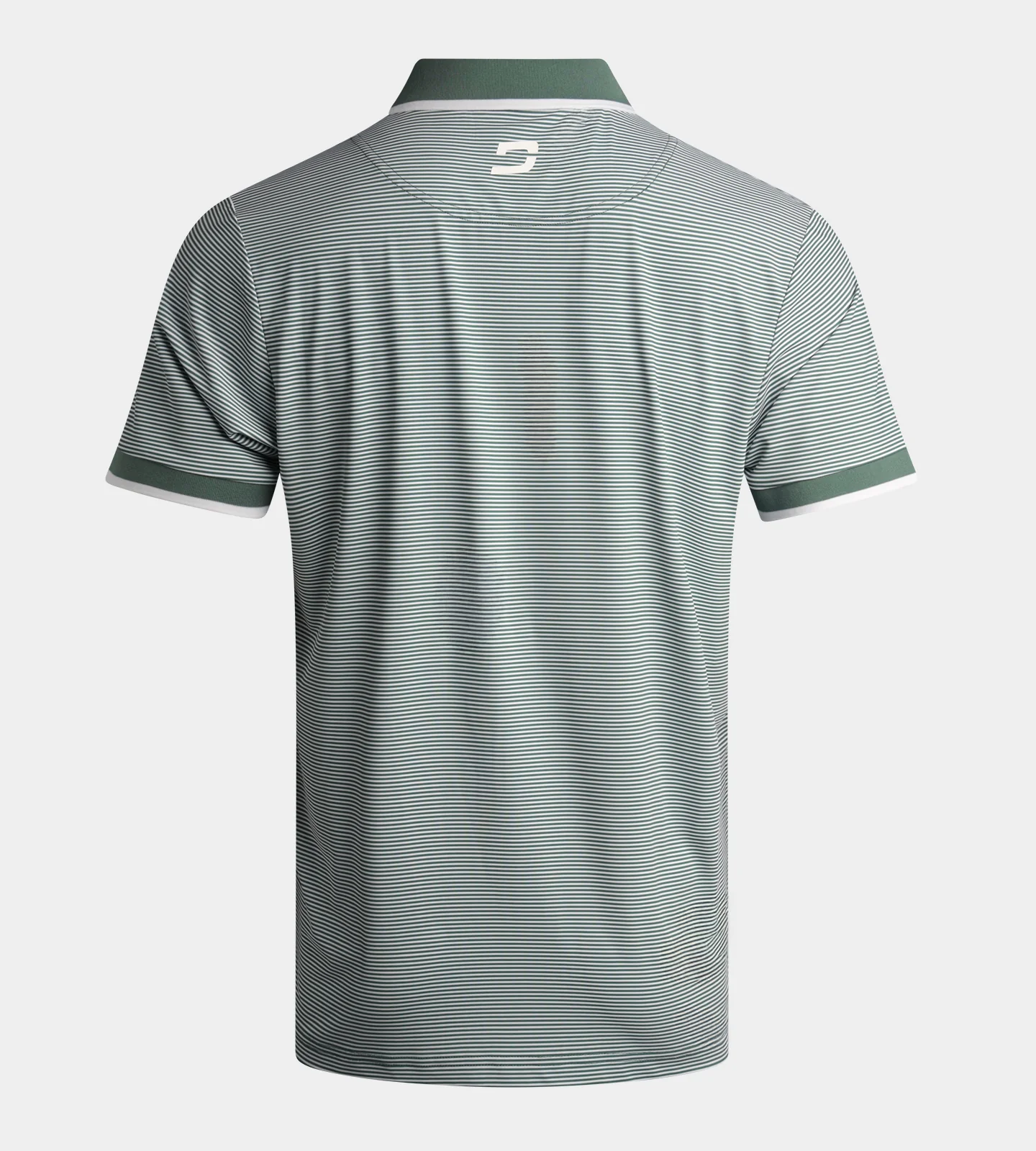 STRIPE POLO - SAGE - Image 2