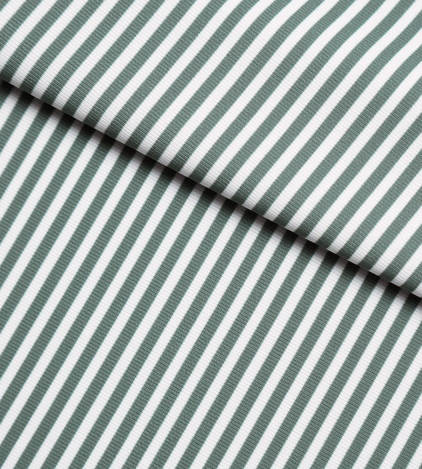 STRIPE POLO - SAGE - Image 5