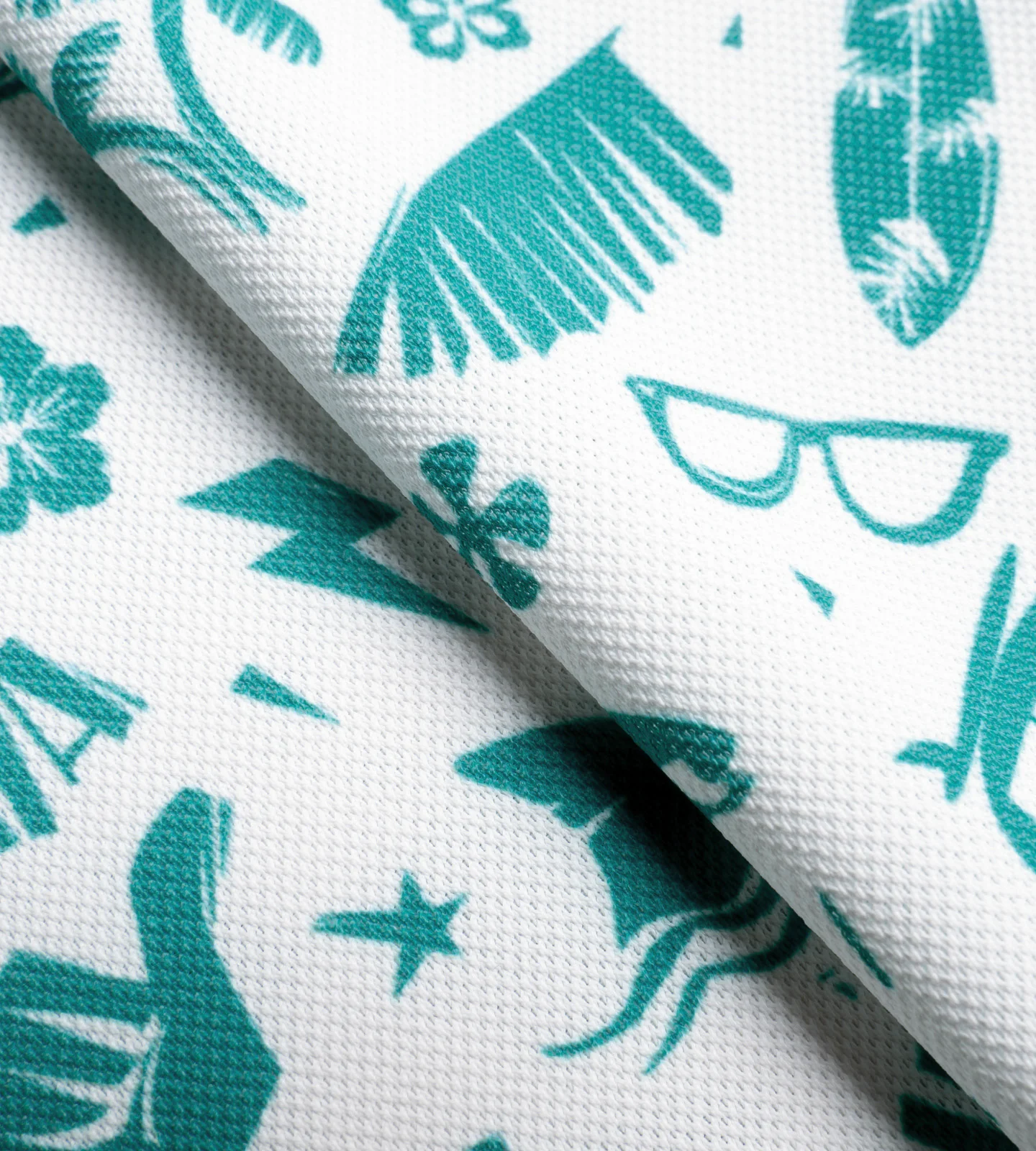 SUMMER BEACH POLO - TEAL - Image 5