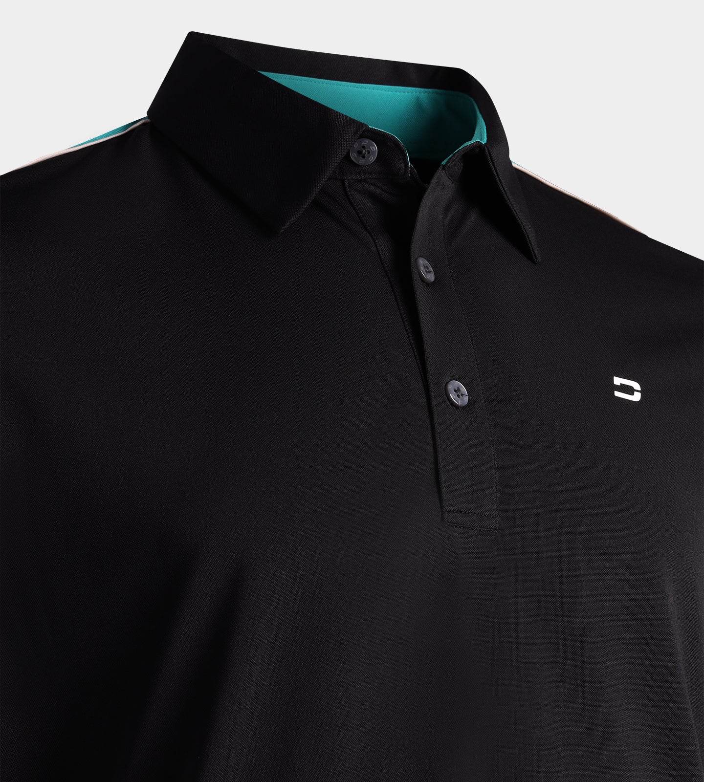 TECH DROP POLO - BLACK - Image 3