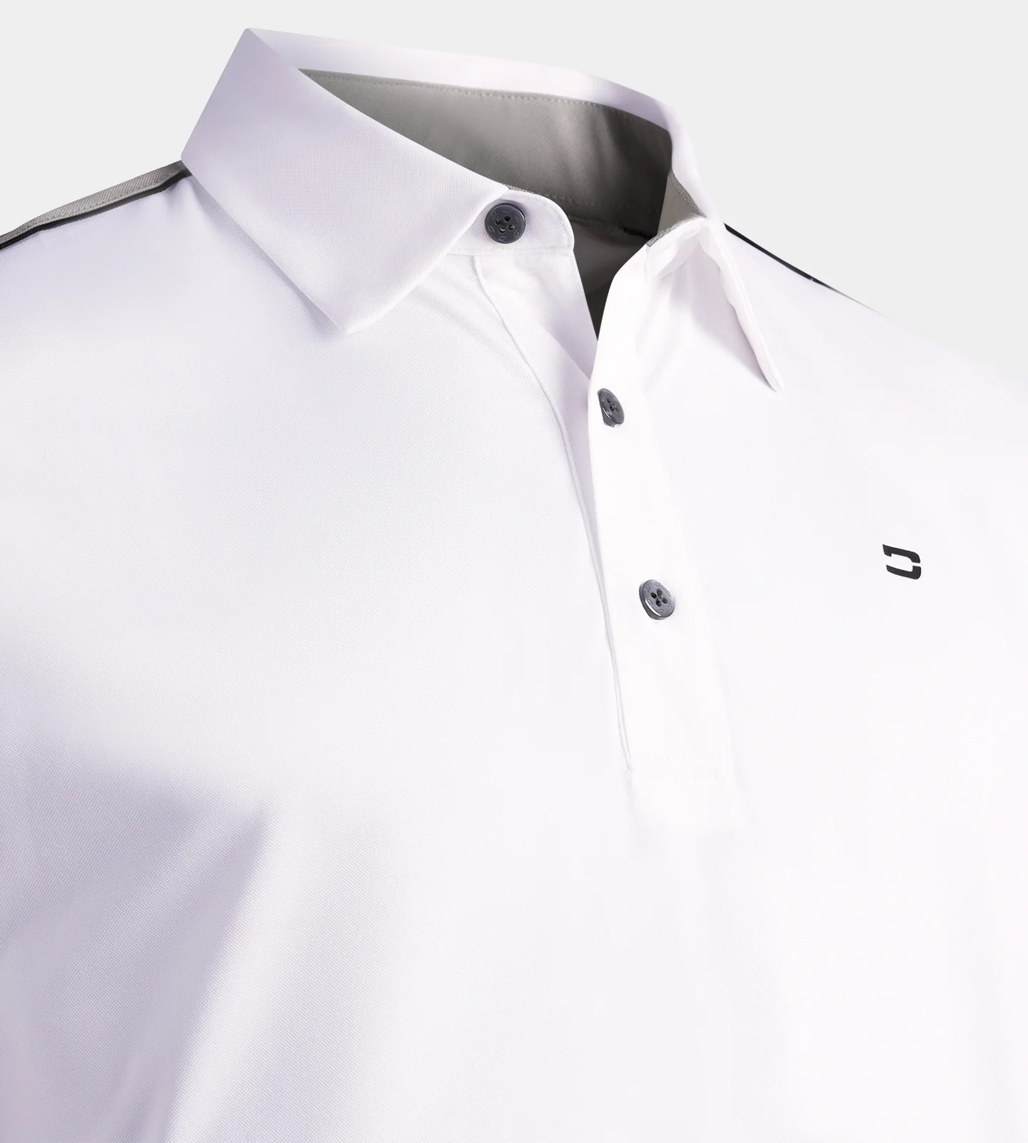 TECH DROP POLO - WHITE - Image 3