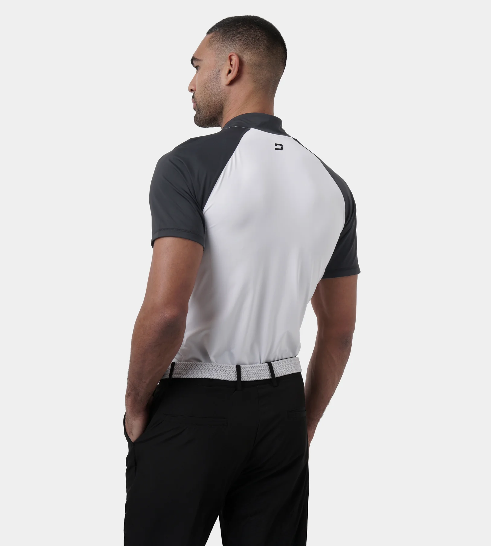 TEE TIGHT BASELAYER - CHARCOAL/ WHITE - Image 5