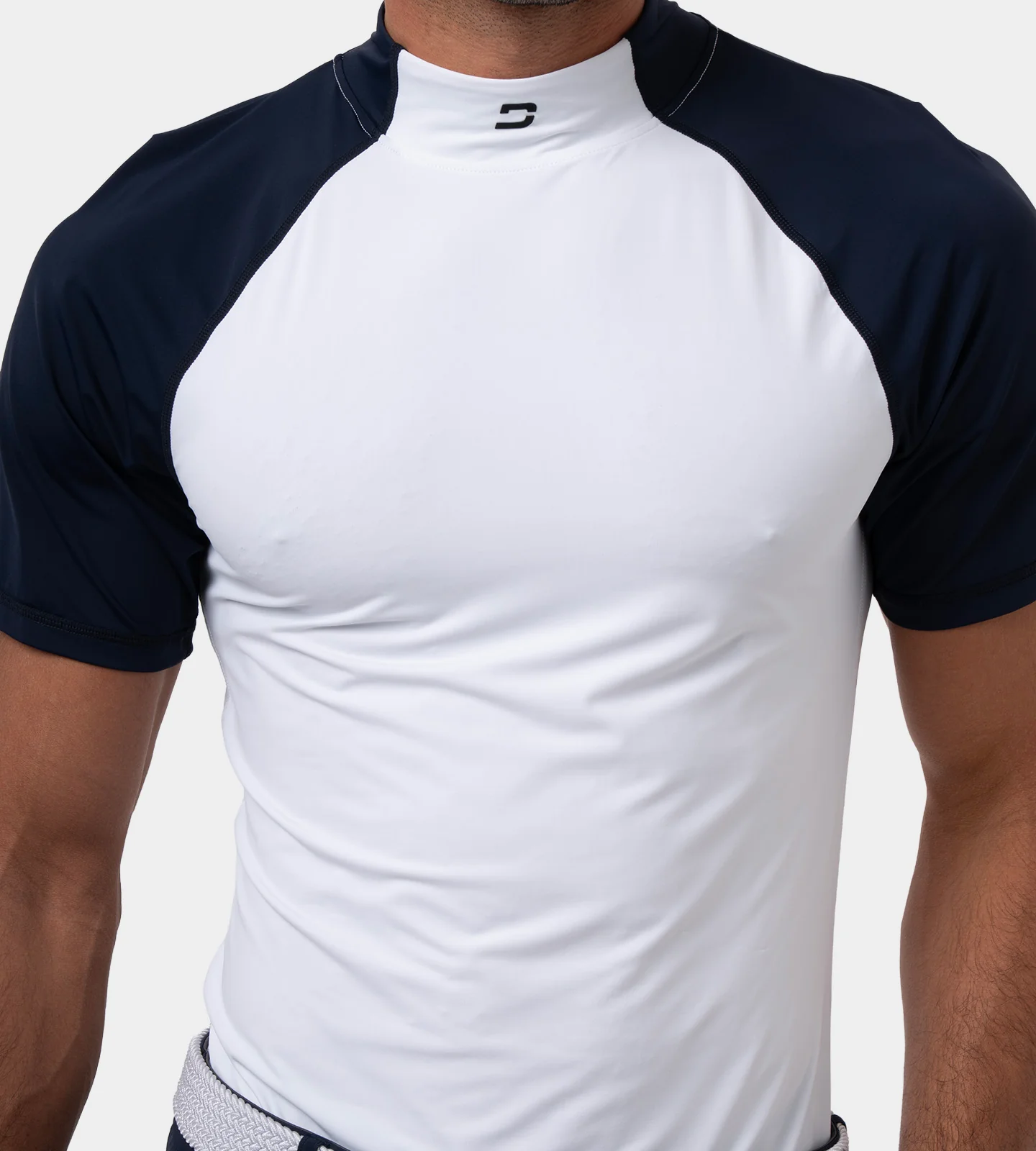 TEE TIGHT BASELAYER - NAVY/ WHITE - Image 5