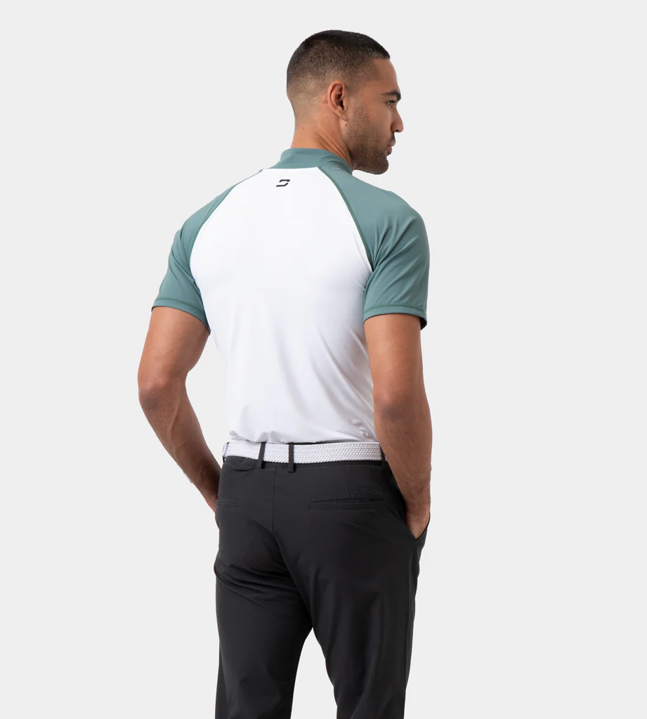 TEE TIGHT BASELAYER - SAGE/ WHITE - Image 5