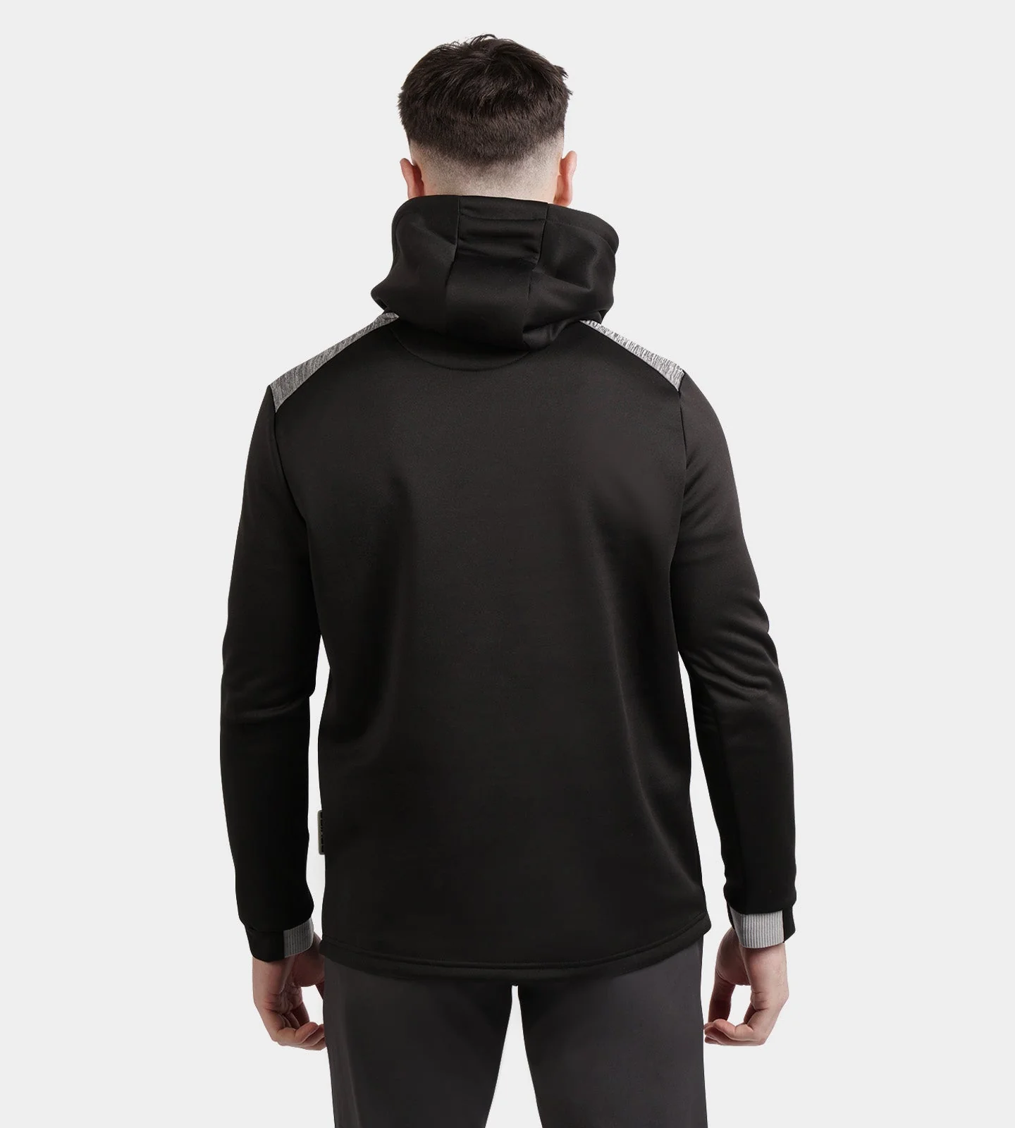 TEE-TIME HOODIE - BLACK - Image 4