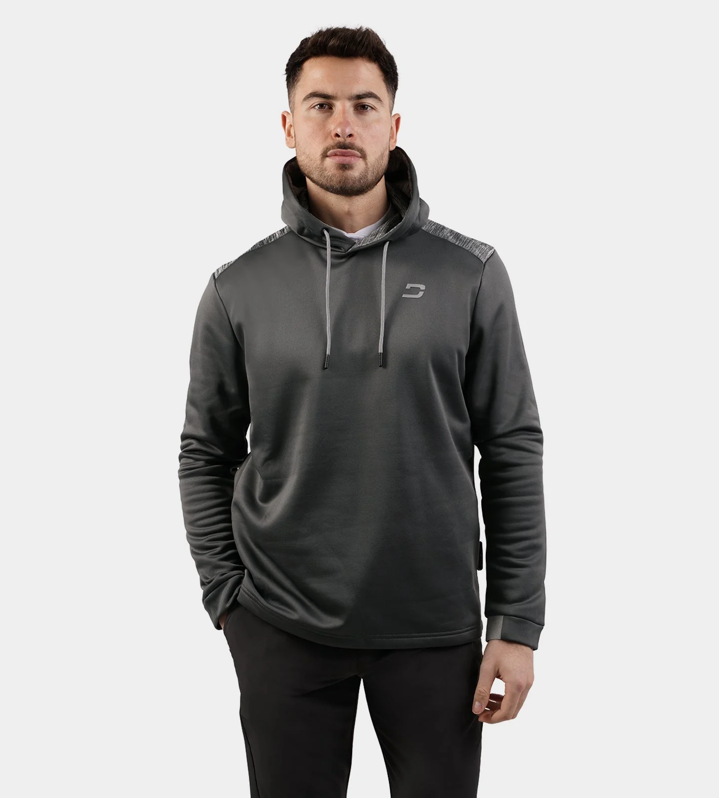 TEE-TIME HOODIE - CHARCOAL - Image 3