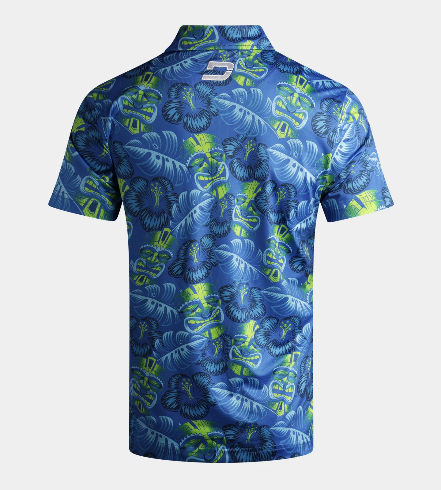 TIKI POLO - BLUE / LIME - Image 2