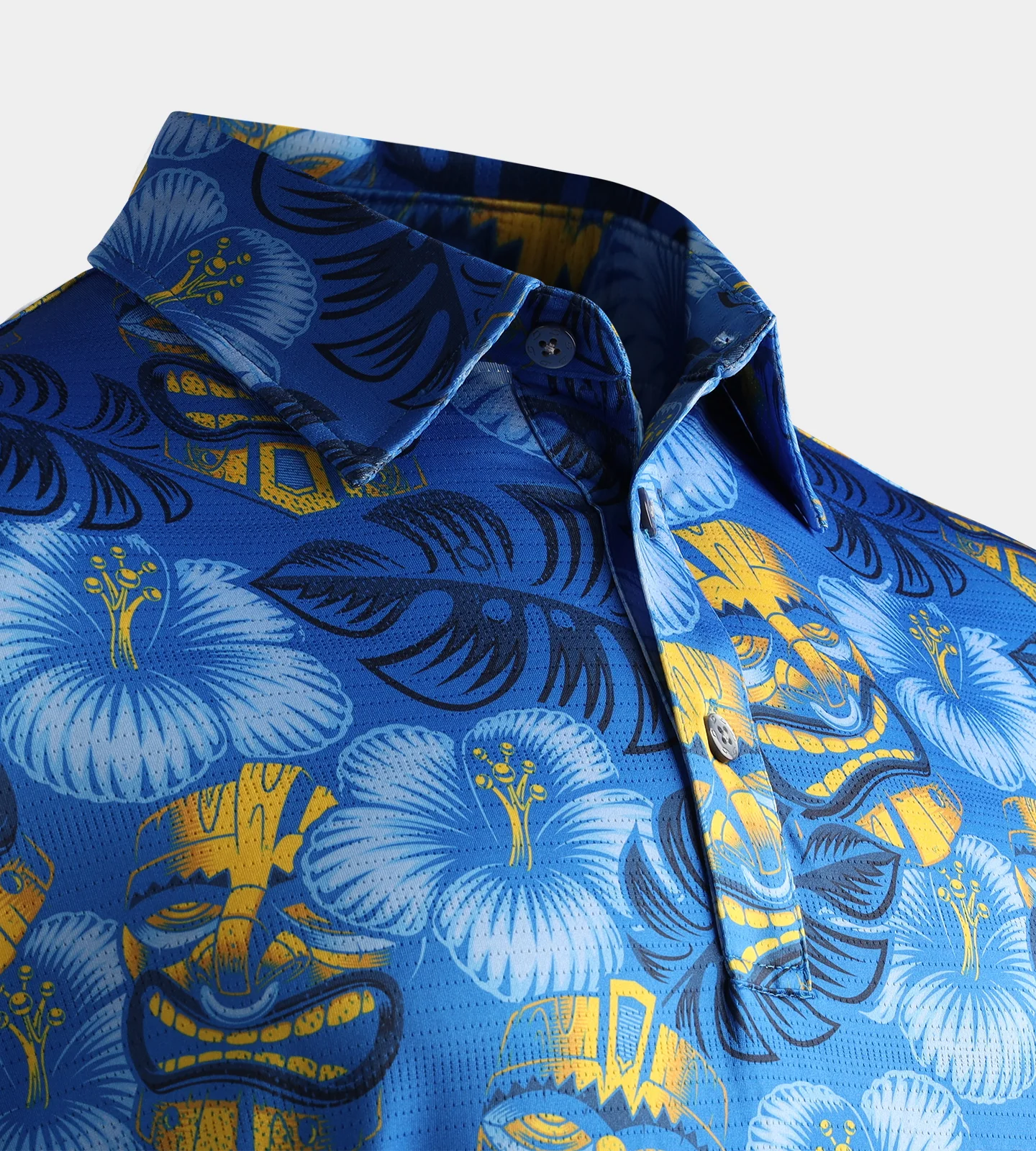 TIKI POLO - BLUE / YELLOW - Image 7