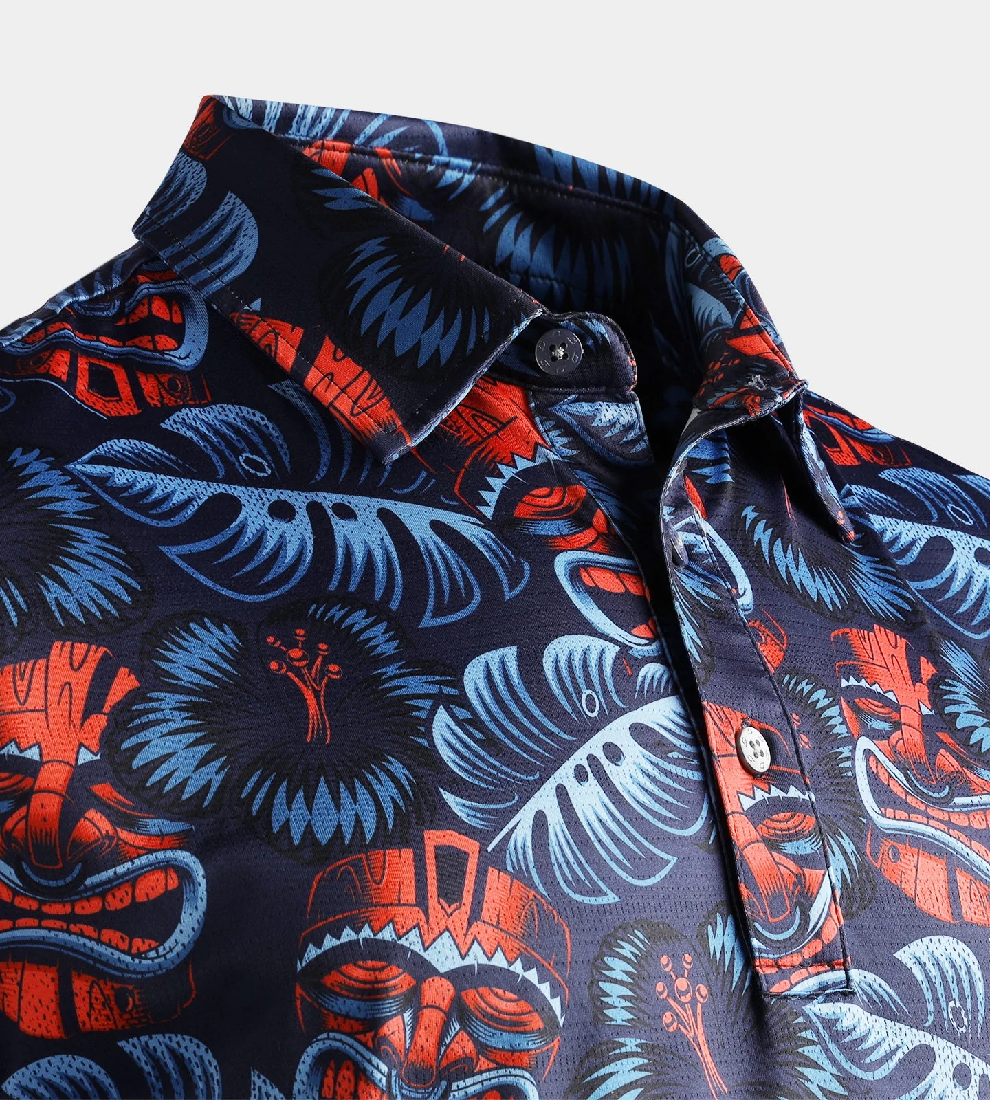 TIKI POLO - NAVY / ORANGE - Image 3