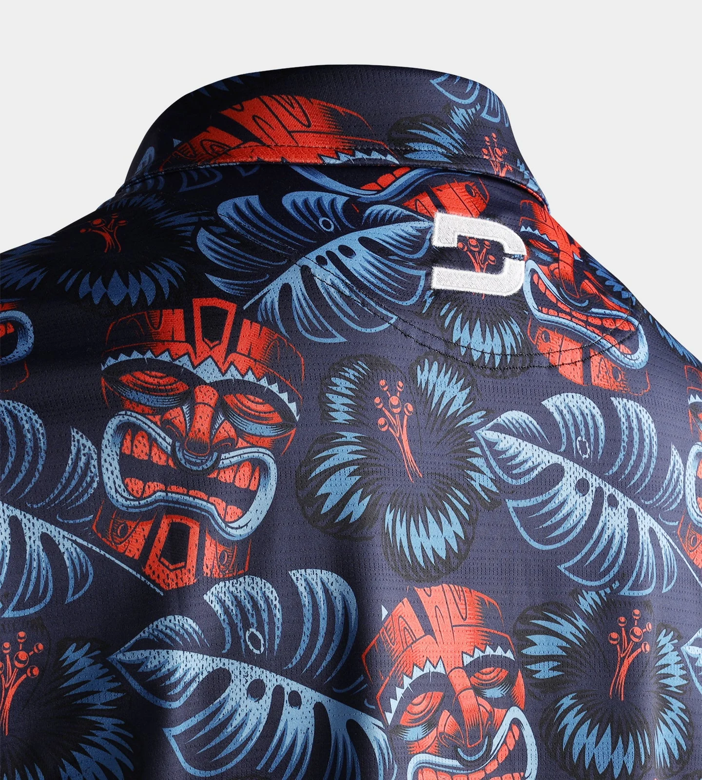 TIKI POLO - NAVY / ORANGE - Image 4