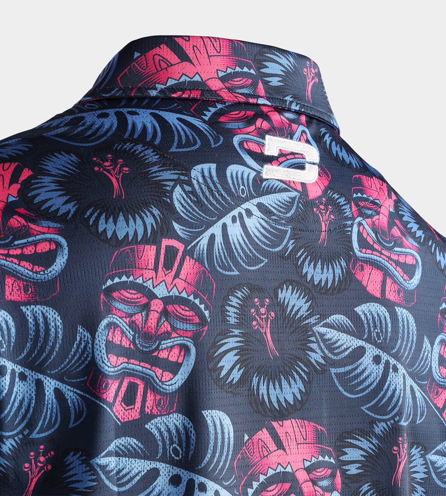 TIKI POLO - NAVY / PINK - Image 4