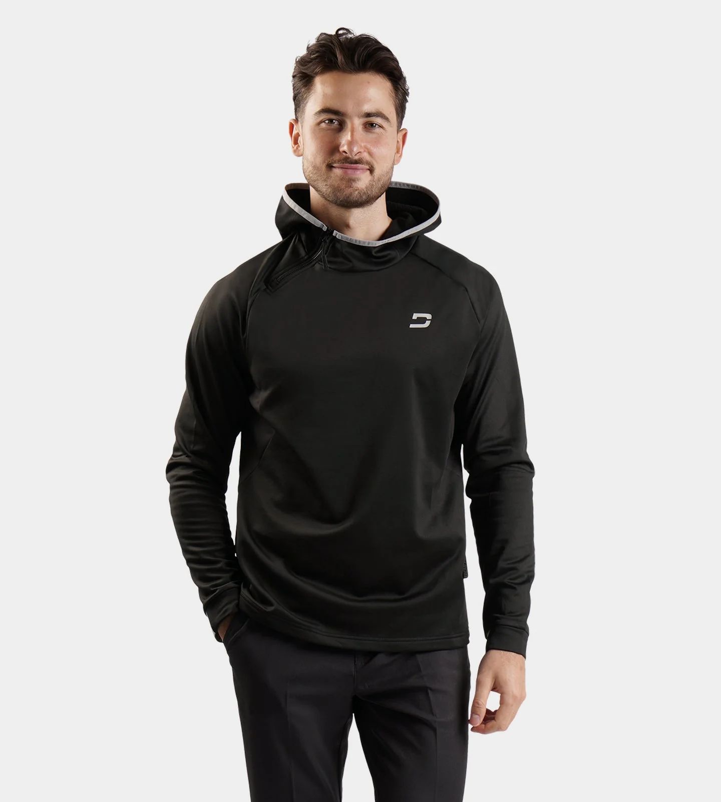 TIMELESS HOODIE - BLACK - Image 3
