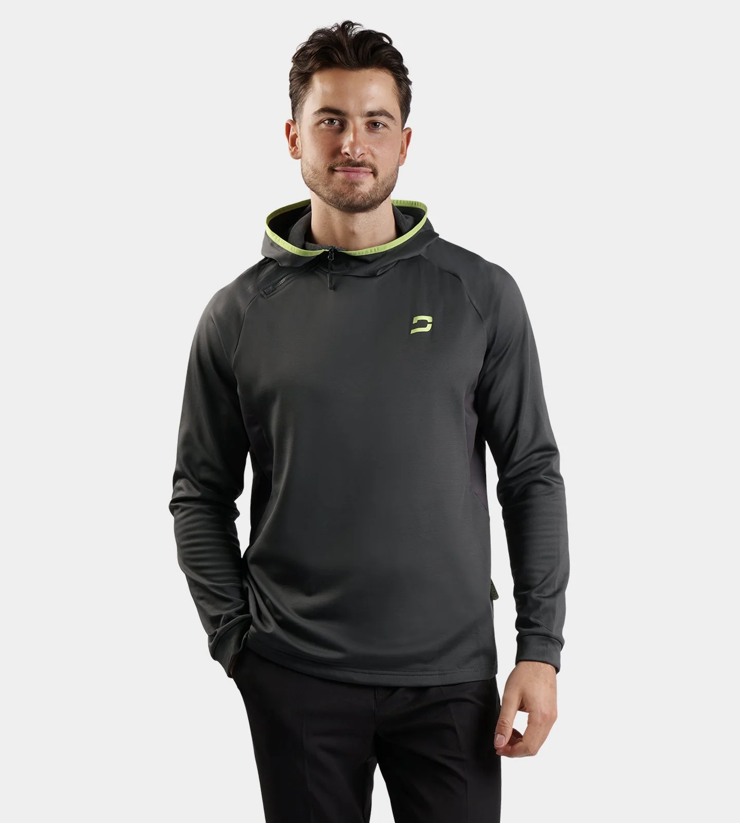 TIMELESS HOODIE - CHARCOAL - Image 3