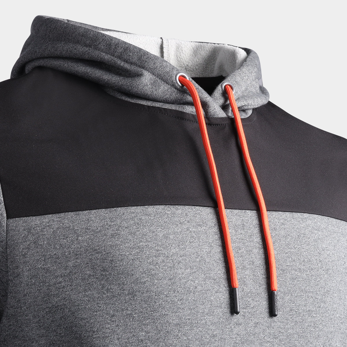 TRENDY HOODIE - BLACK/ORANGE - Image 7