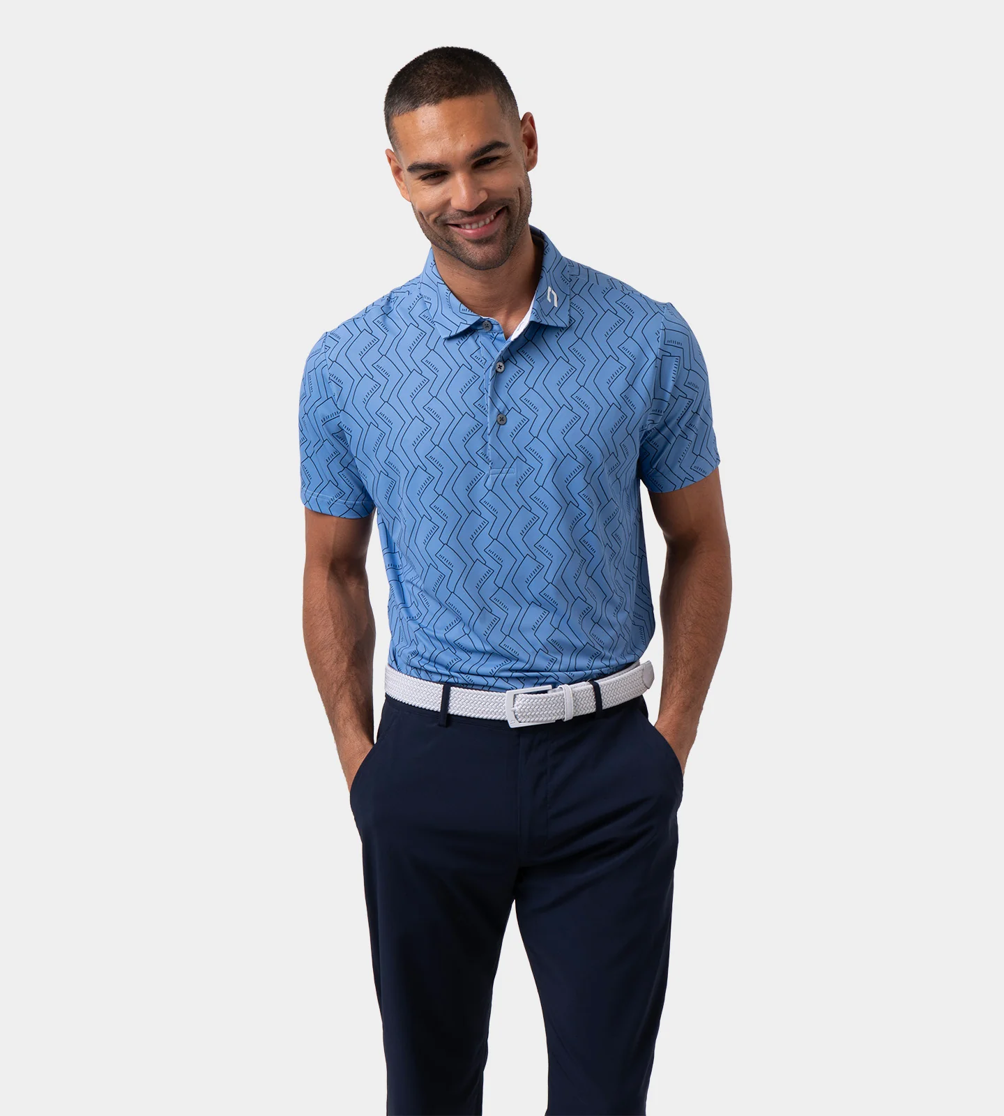 TRIGG POLO - BLUE - Image 3