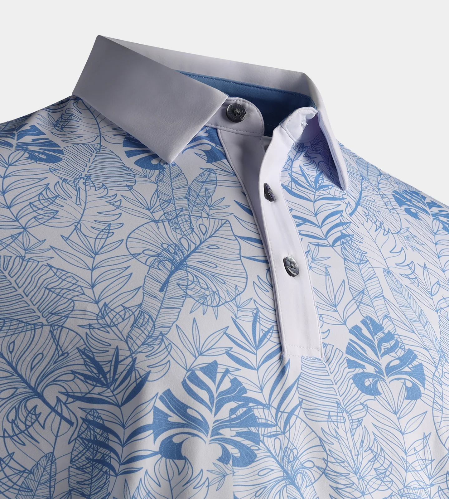 TROPICAL POLO - BLUE - Image 5