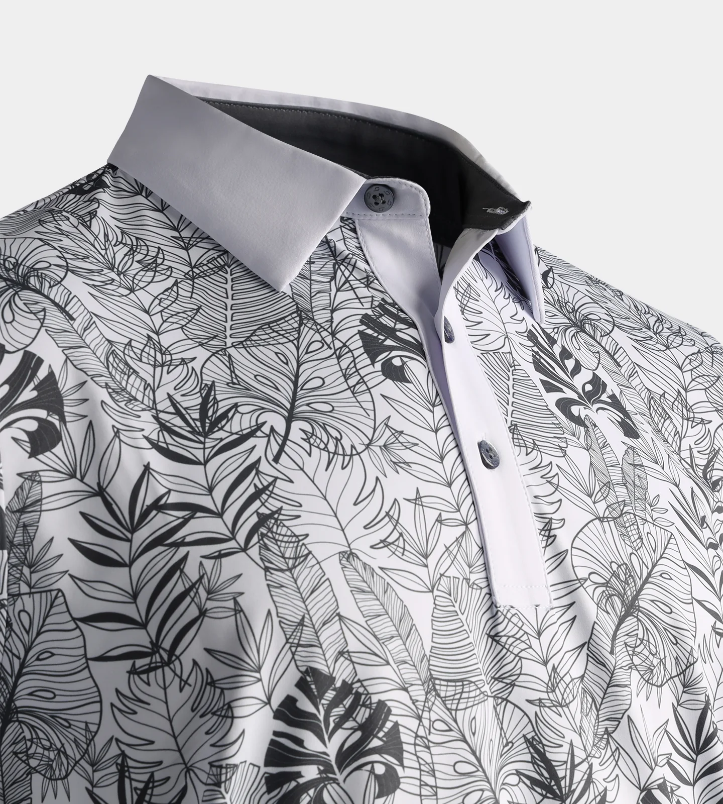 TROPICAL POLO - CHARCOAL - Image 5