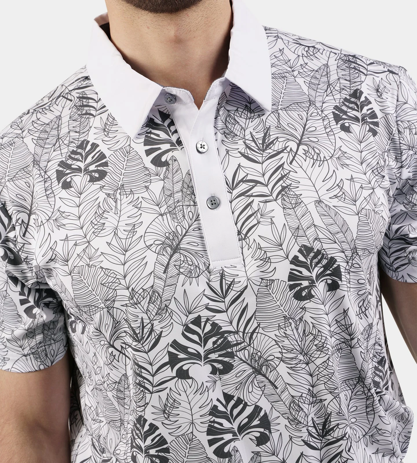 TROPICAL POLO - CHARCOAL - Image 7