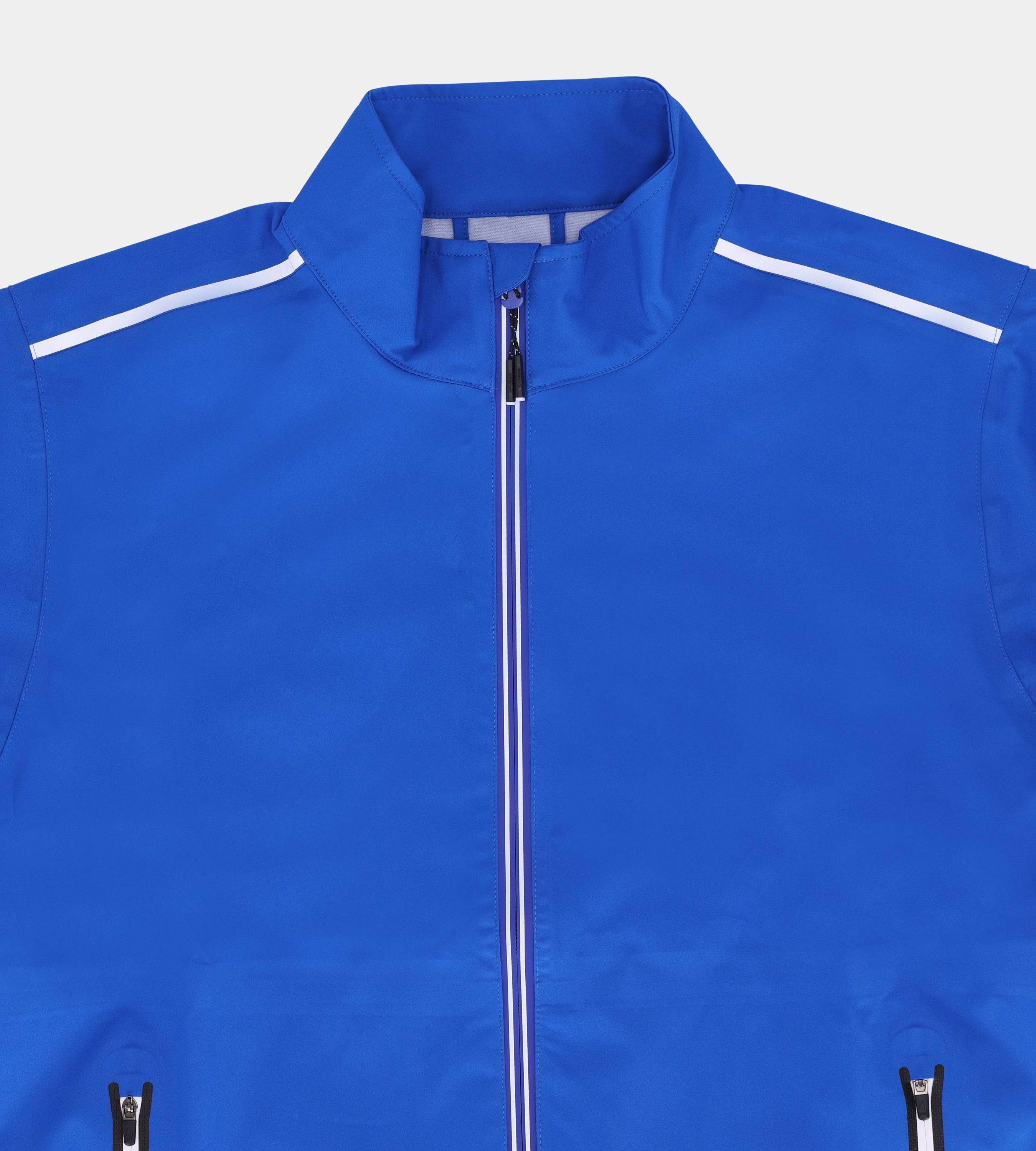 TWIN STRIPE RAIN JACKET - BLUE - Image 3