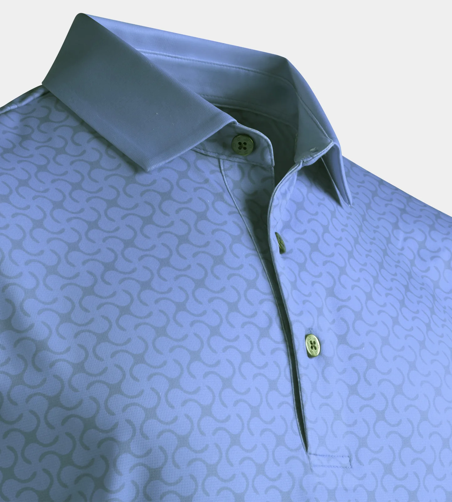 TWIST POLO - BLUE - Image 6
